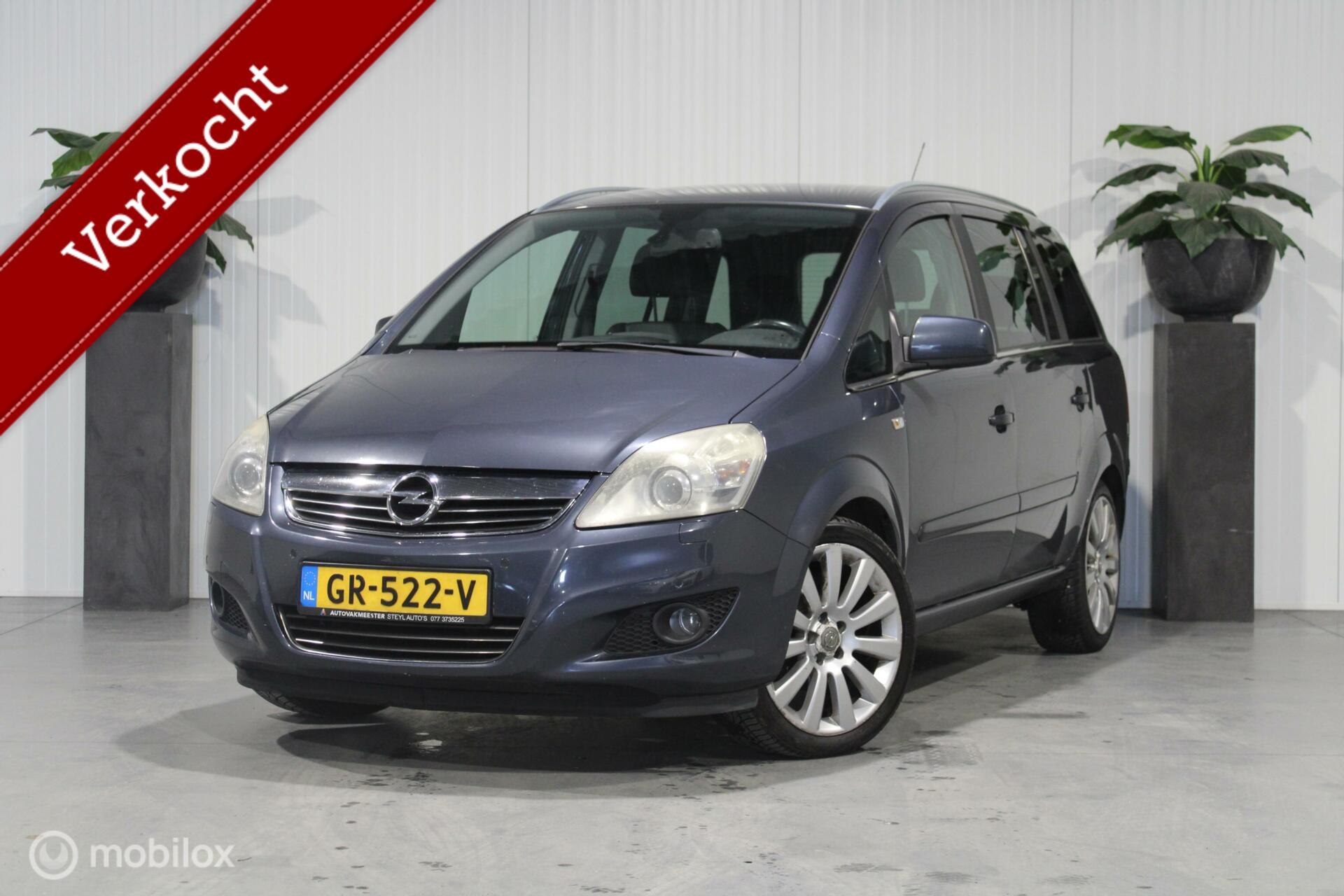 Opel Zafira 1.8 Cosmo stoelverwarming airco trekhaak 2010 - voorkant