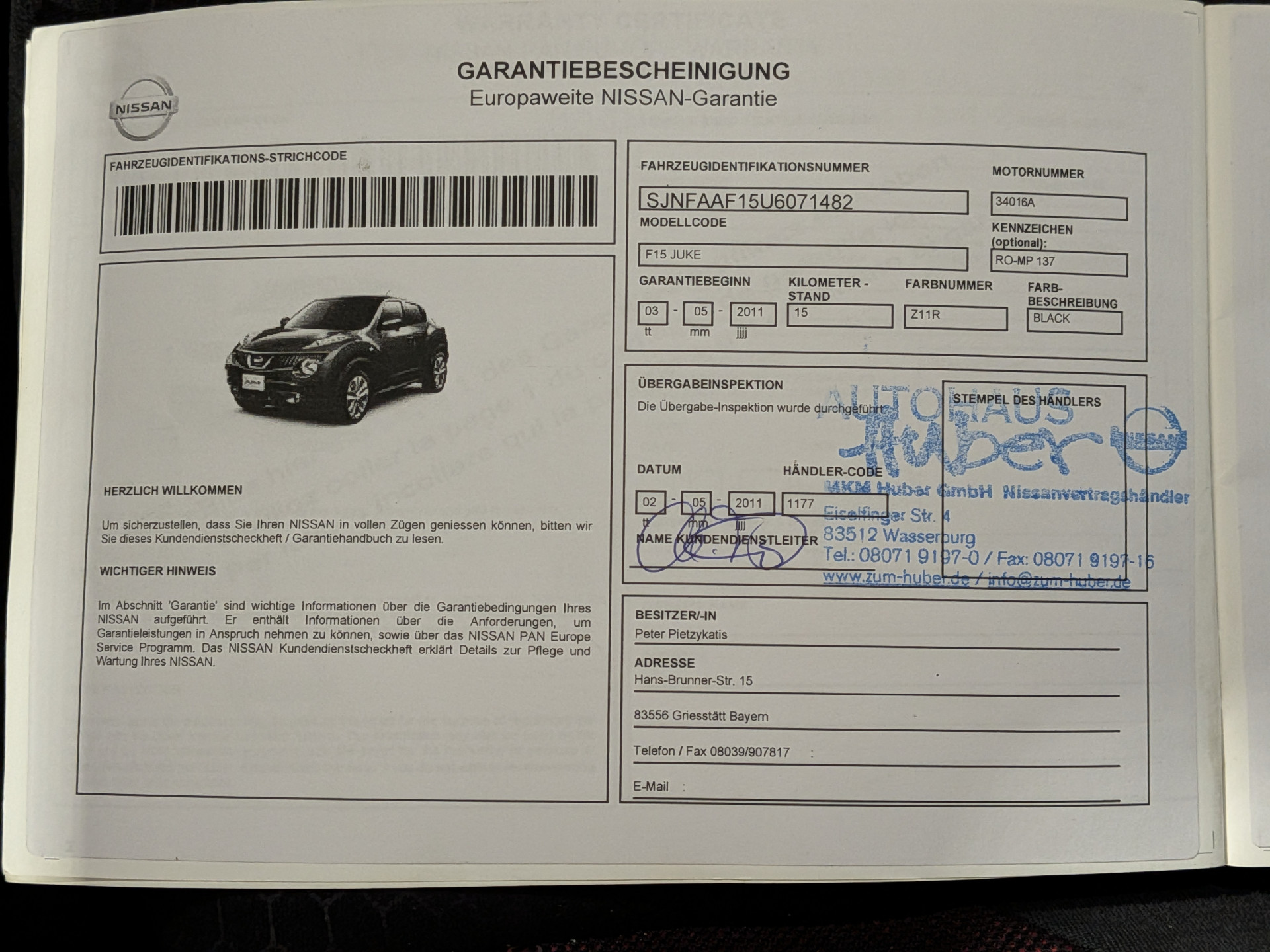 Foto van Nissan Nissan Juke