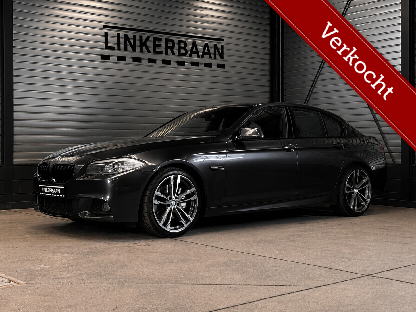 BMW 535i 535i Sedan 306pk High Executive | M Sport | Trekhaak | Navi | Leder | Comfortstoel | 20 inch | NL Auto | 2011 - voorkant