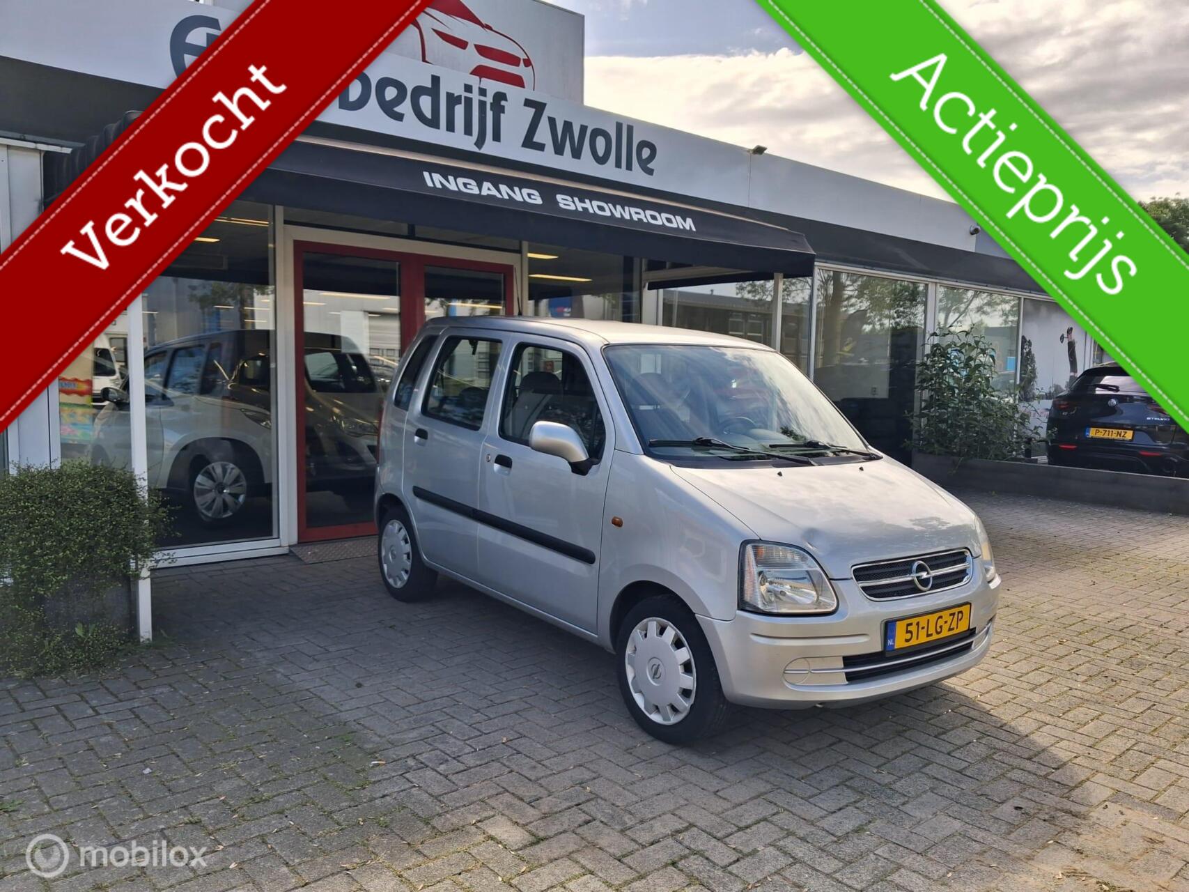 Opel Agila 1.2-16V COMFORT|N.A.P.|APK 2027|ACTIE PRIJS| 2002 - voorkant