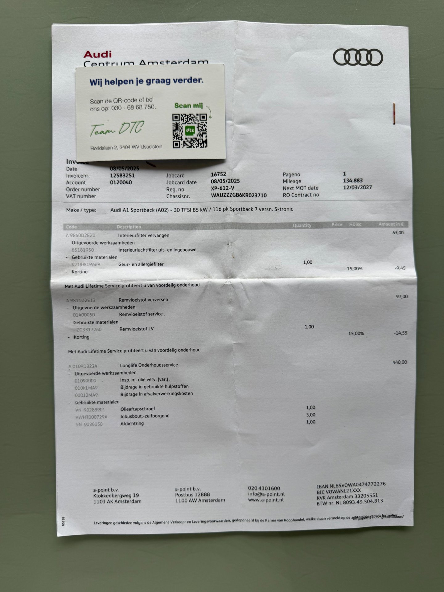 Foto van Audi A1 Sportback