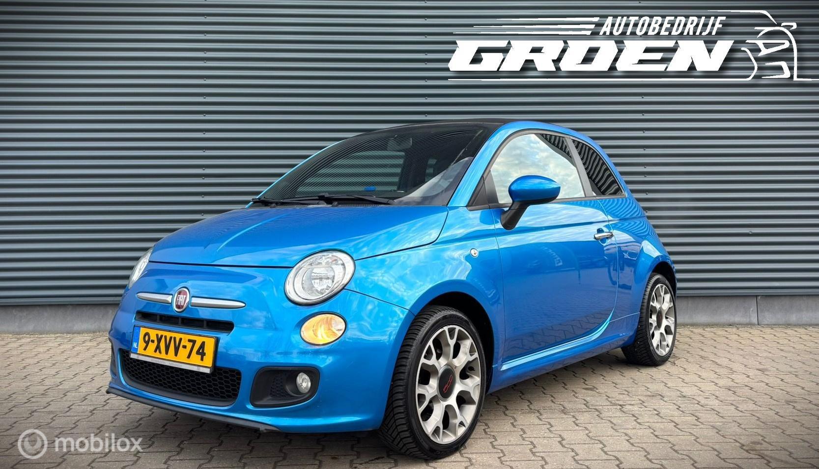 Fiat 500 0.9 Cabrio TwinAir Turbo Lounge 2014 - voorkant