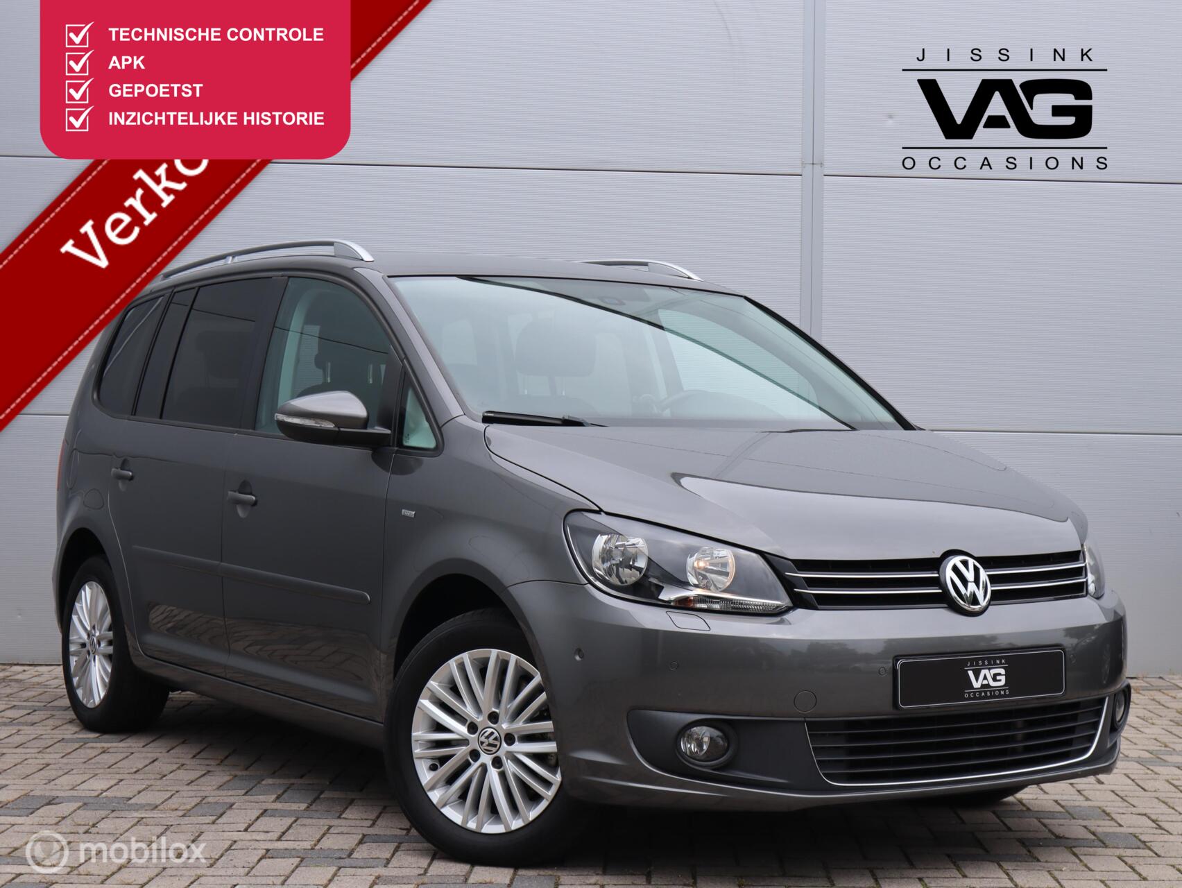 Volkswagen Touran 1.4 TSI Trekhaak Pdc Clima Cruise Stoelverwarming 2014 - voorkant