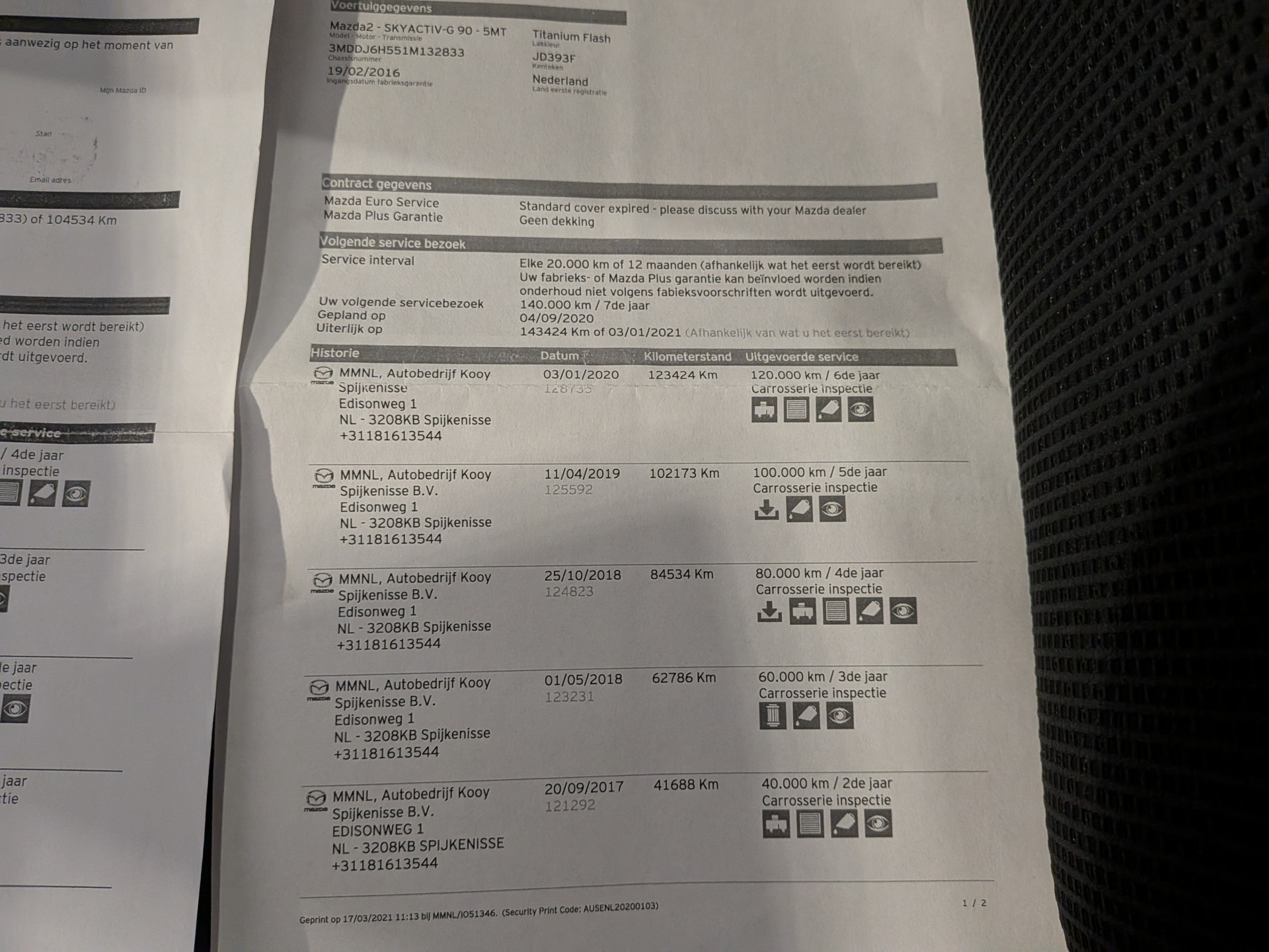 Foto van Mazda 2