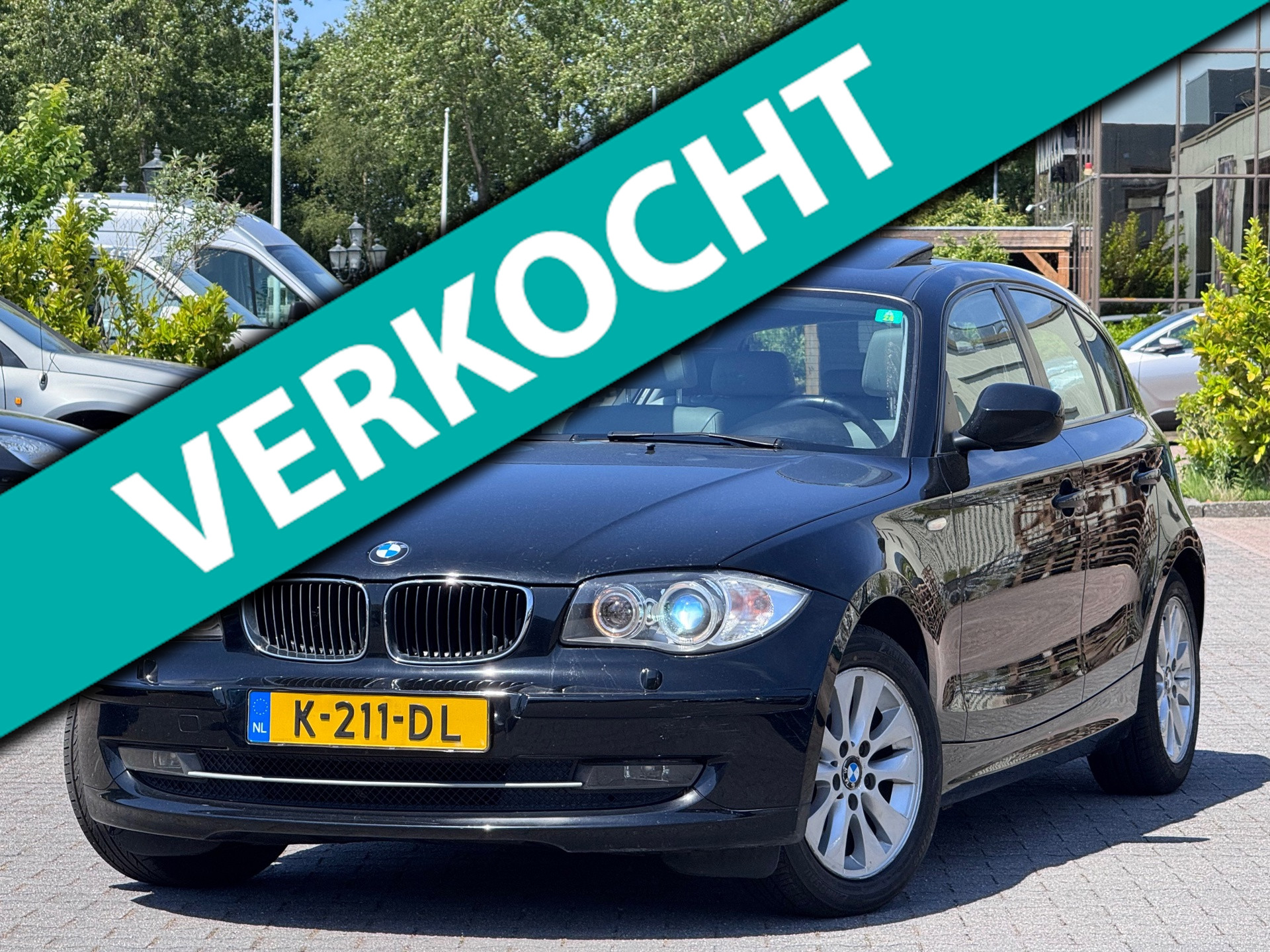 BMW 1er Reihe 118i High Executive | Schuifdak | Xenon | Leder stoelen | Stoelverwarming | Climate control | 2 sleutels | 2009 - voorkant