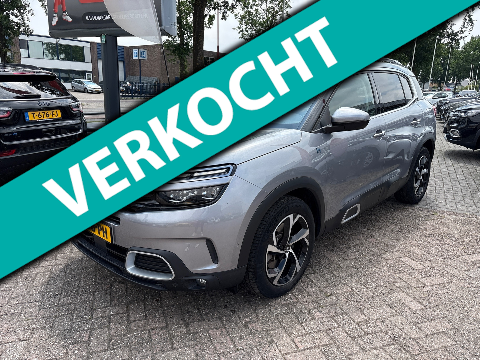 Citroen C5 Aircross 1.6 Plug-in Hybrid 225 Business Plus/navi/camera/afn trekhaak/memory 2021 - voorkant
