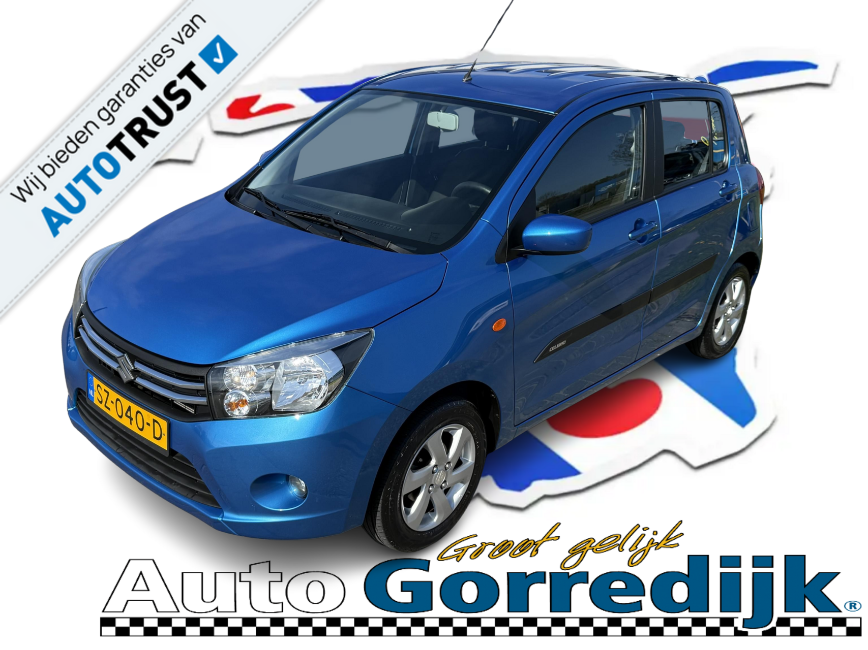 Suzuki Celerio 1.0 Exclusive AIRCO,LMV,BLEUTOOTH 2018 - voorkant
