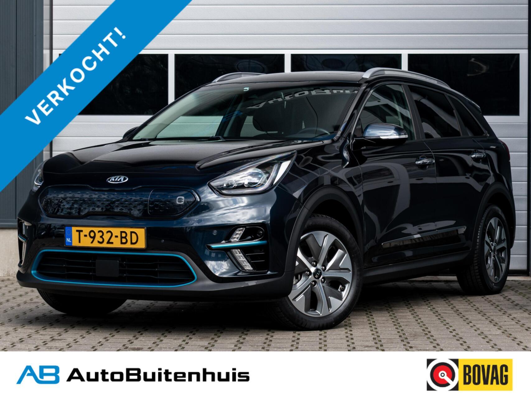 Kia Niro ExecutiveLine 64 kWh|100% SOH|SCHUIFKANTELDAK|STOEL-STUUR VERWARMD|ADAPT. CRUISE|LEDER 2019 - voorkant