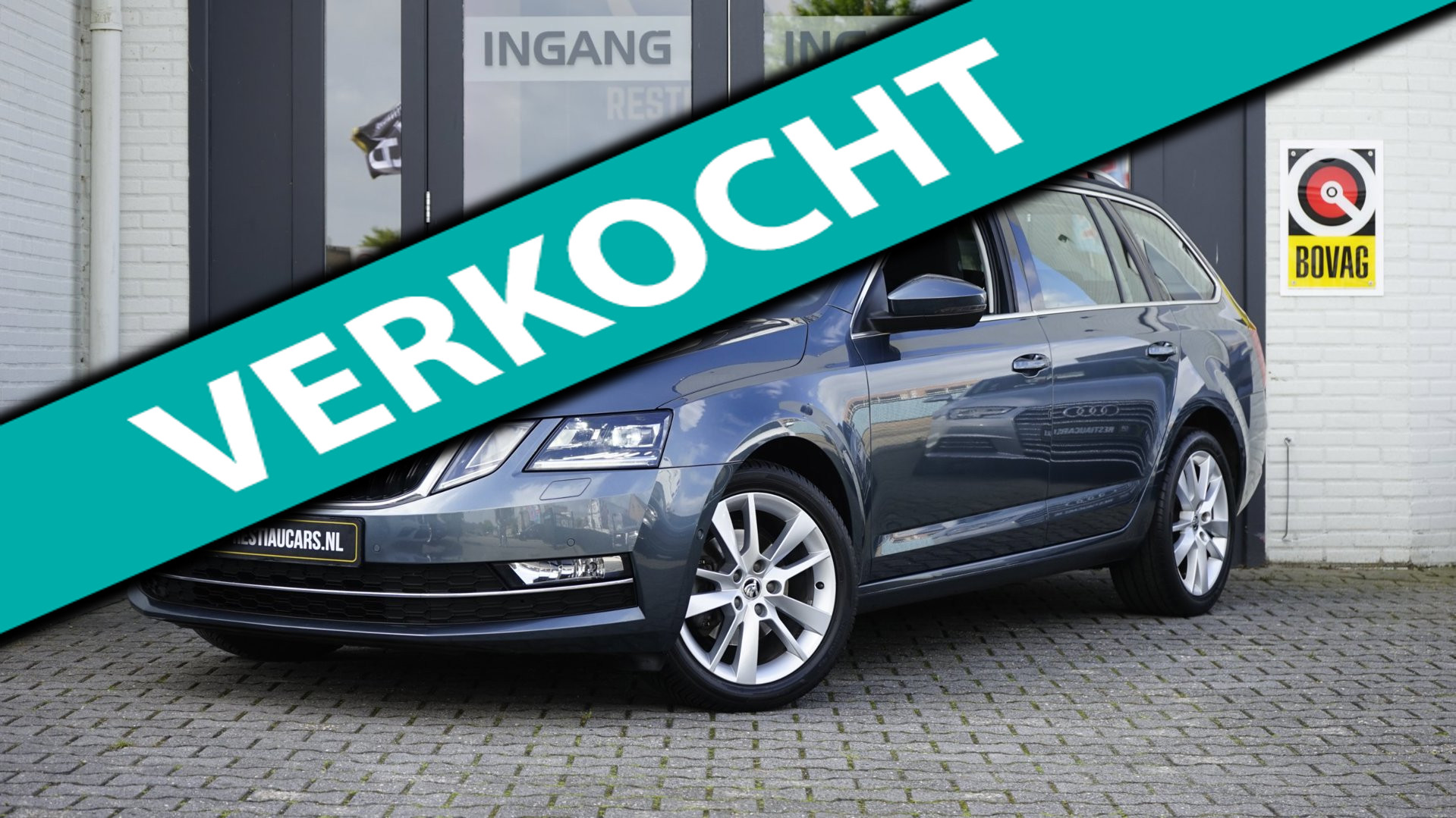 Skoda Octavia 1.0 TSI Greentech AUTOMAAT-CANTON SOUND-CLIMA-CRUISE-KEYLESS-LED-NAVIGATIE-STOELVERWARMING 2018 - voorkant