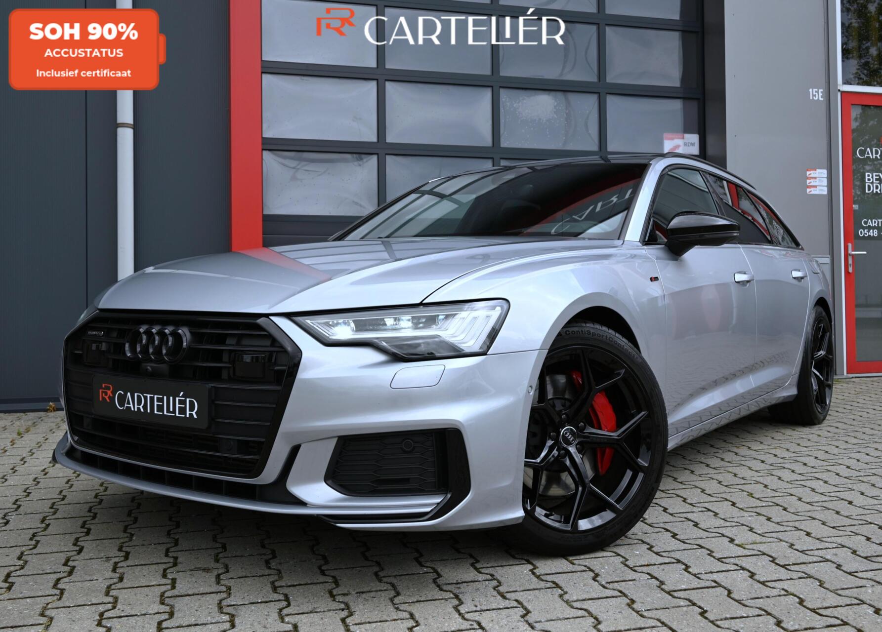 Audi A6 Avant 55 TFSI E 55 TFSI e Quattro S-Line Competition | Pano | B&O | 360 | ACC | Head-Up | Ambient+ | Trekhaak | 20'' | Keyless | Matrix Led (luxe) | Alcantara | Stoel & Stuurwielverwarming | Dodehoek Detectie  | Lane Assist | Carplay | Digitaal Dash 2022 - voorkant
