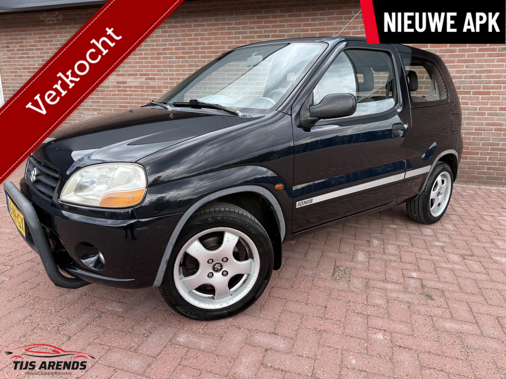 Suzuki Ignis 1.3-16V GS|NWE APK|TREKHAAK|ELEK RAMEN. 2002 - voorkant