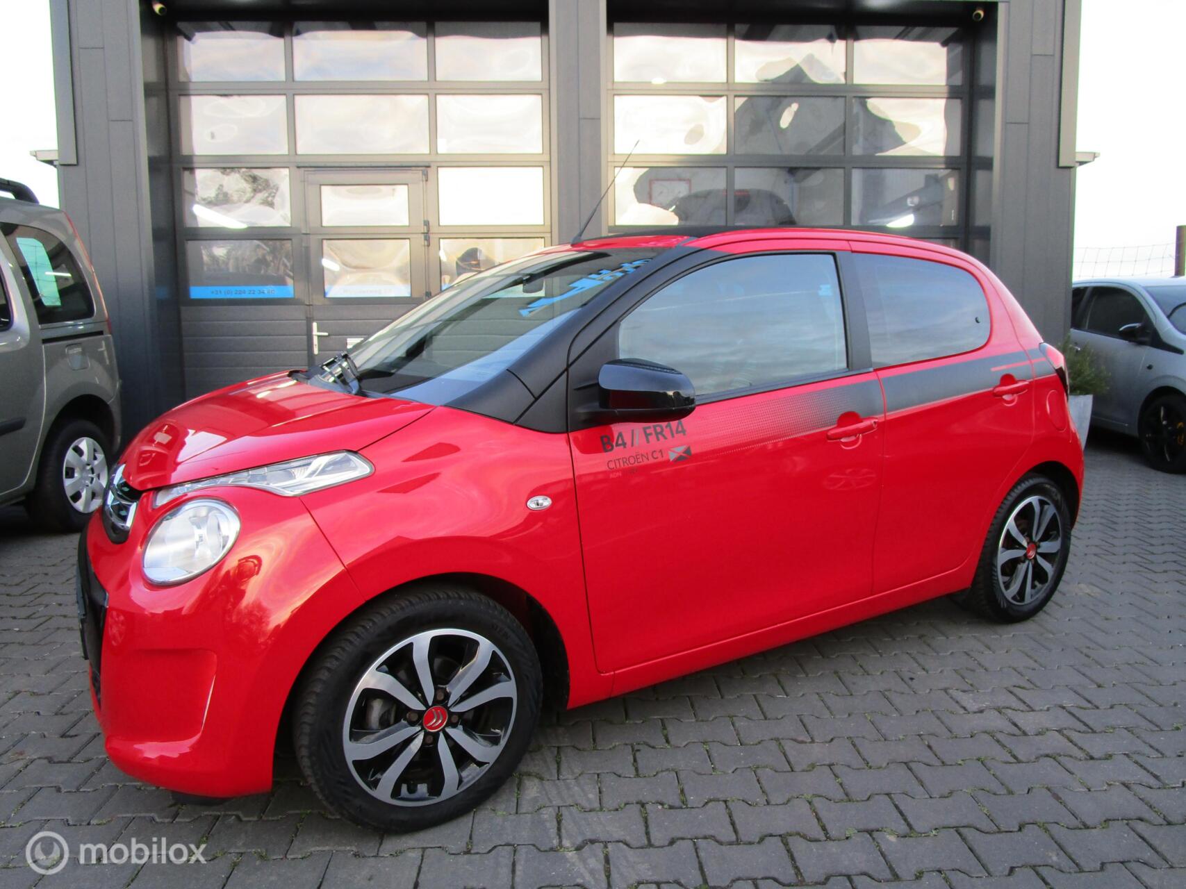 Citroen Citroen C1 1.0 VTi Airscape Shine Cabrio! Automaat! Camera Navigatie 2018 - voorkant