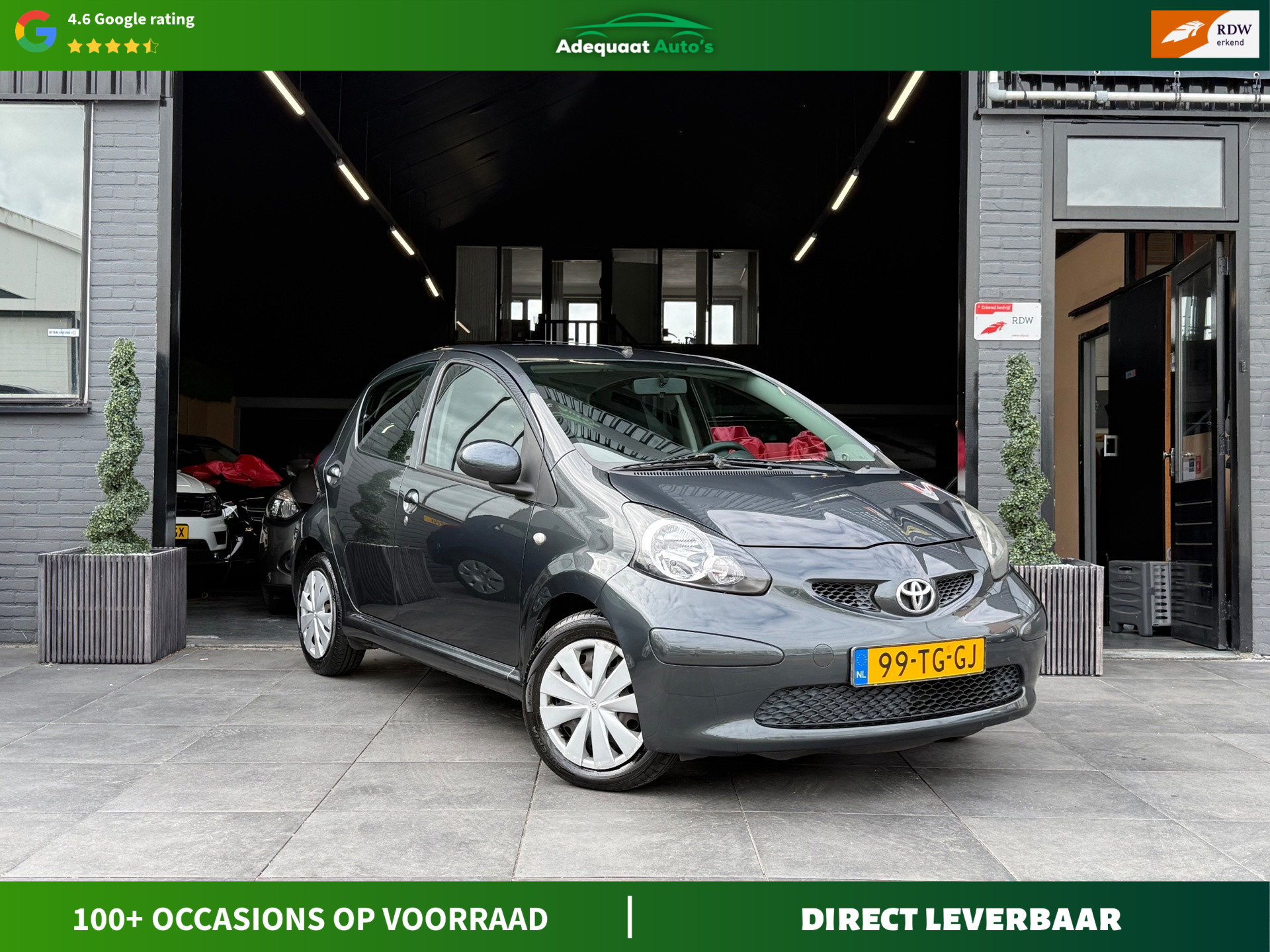 Toyota Toyota Aygo 1.0-12V +|El Ramen|5-drs|AUX|NAP|APK 2006 - voorkant
