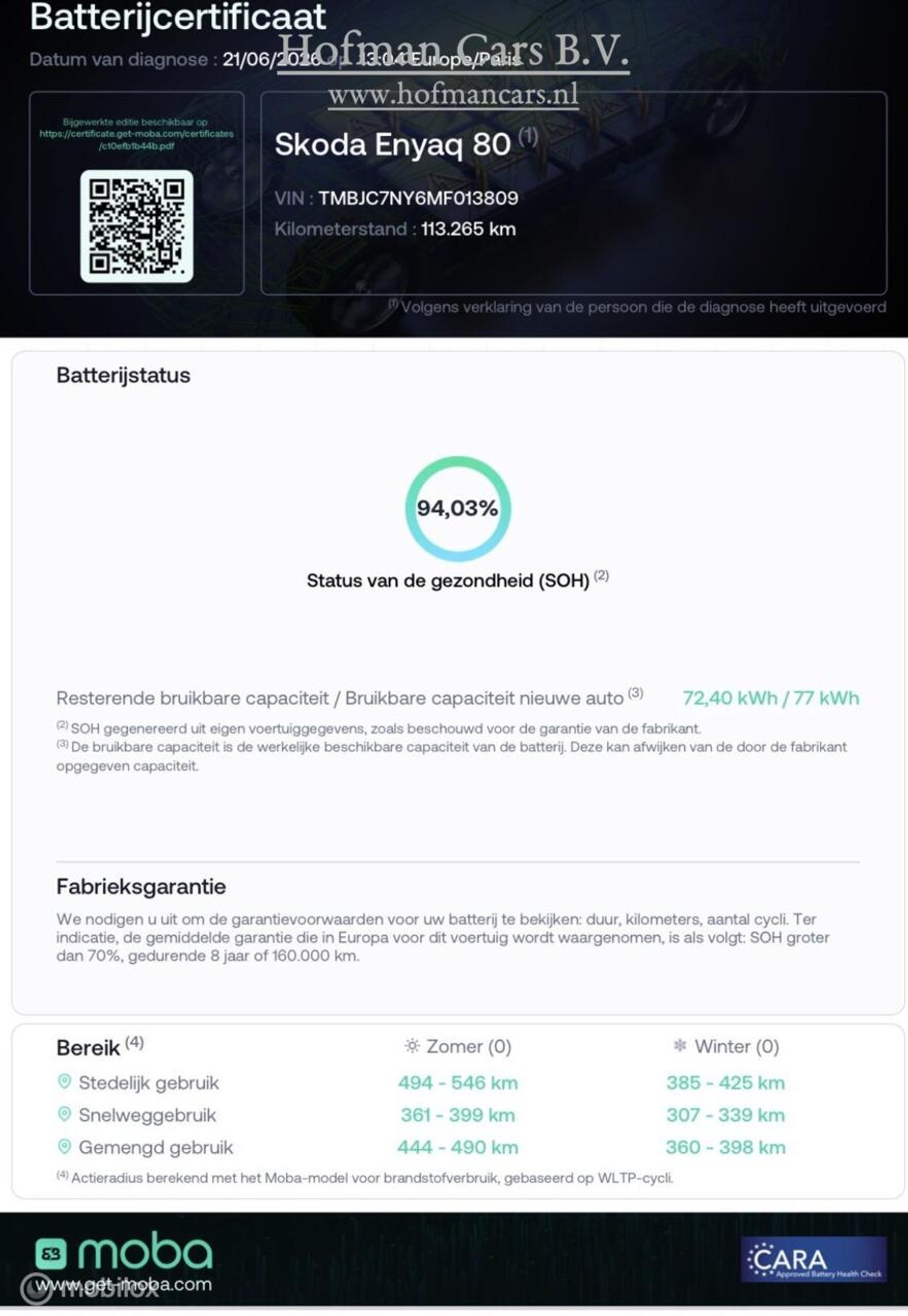 Foto van Skoda Enyaq 80