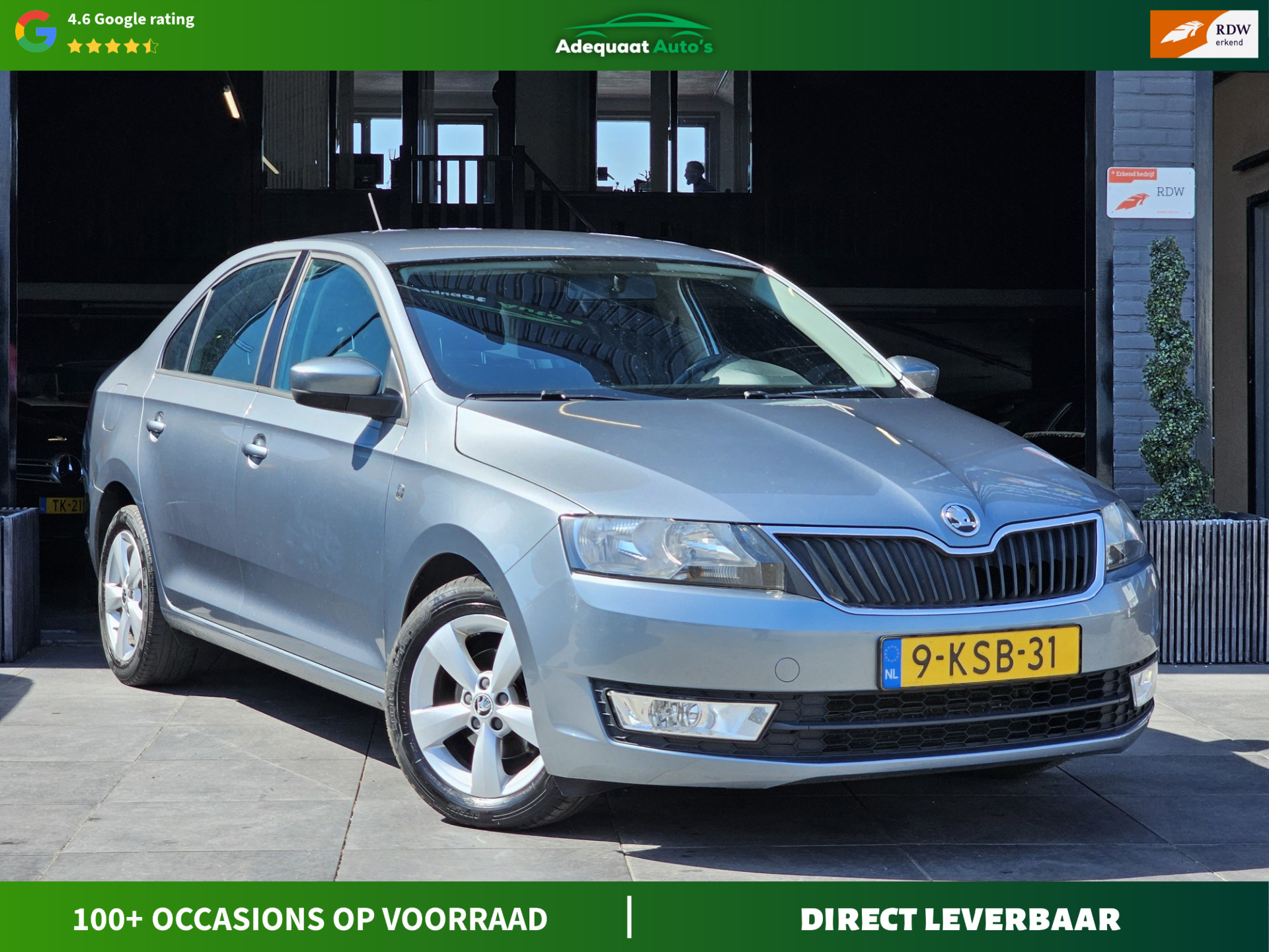 Skoda Rapid 1.2 TSI Greentech Ambition Businessline|APK|NAP 2013 - voorkant