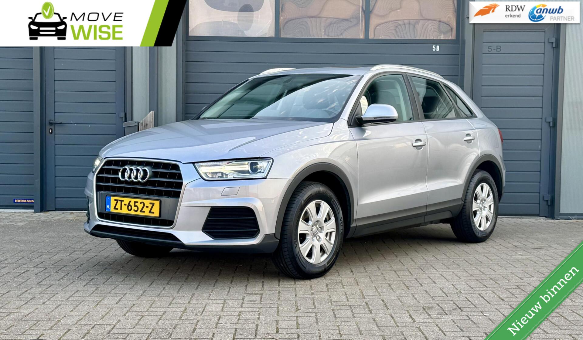 Audi Q3 1.4 TFSI 125pk Sport Pro Line | LAGE KM ! | Trekhaak | Panoramadak | Stoelverwarming | Cruise | 2018 - voorkant