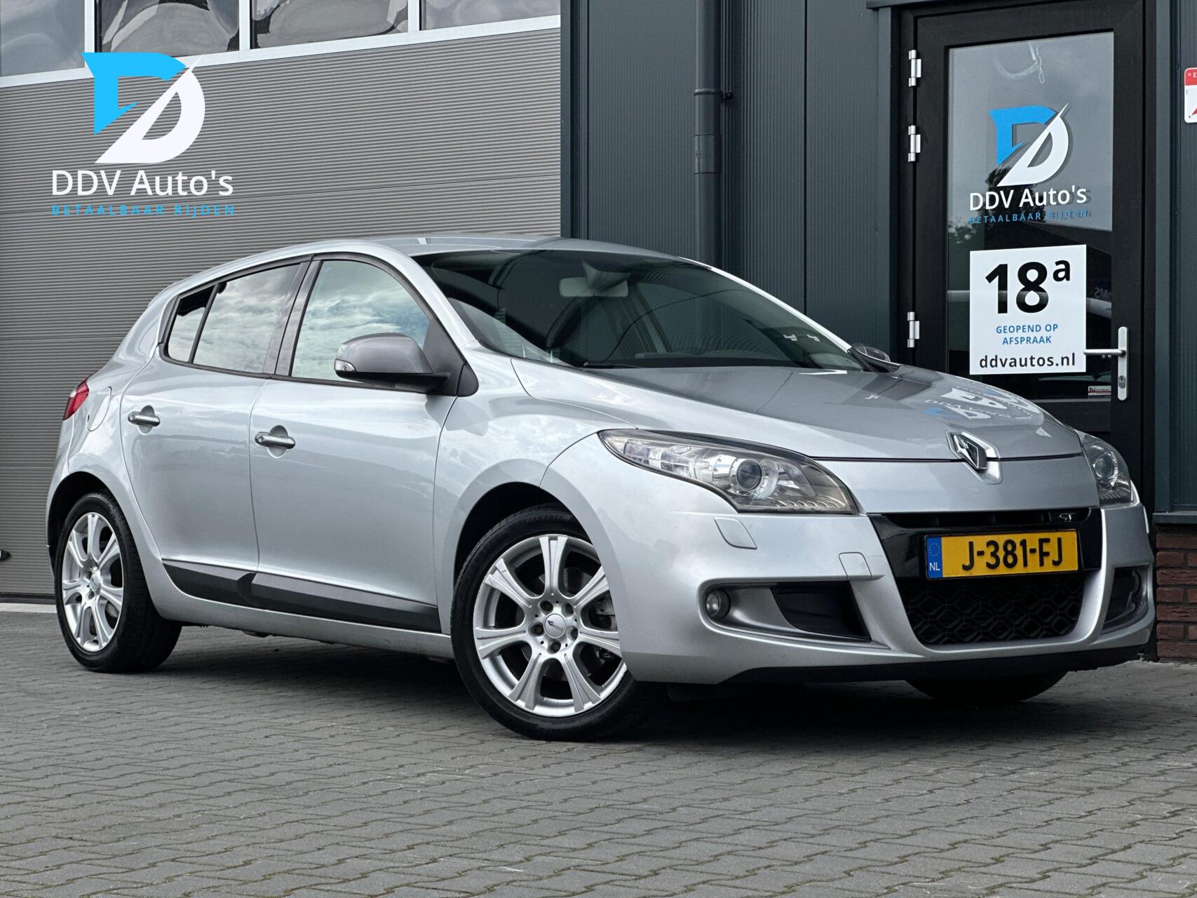 Renault Megane 2.0 TCe GT/180pk|Sensoren|Climate|Bose Audio|Cruise|Half-Leer|Xenon|Sportstoelen|Navi|17" LMV 2012 - voorkant