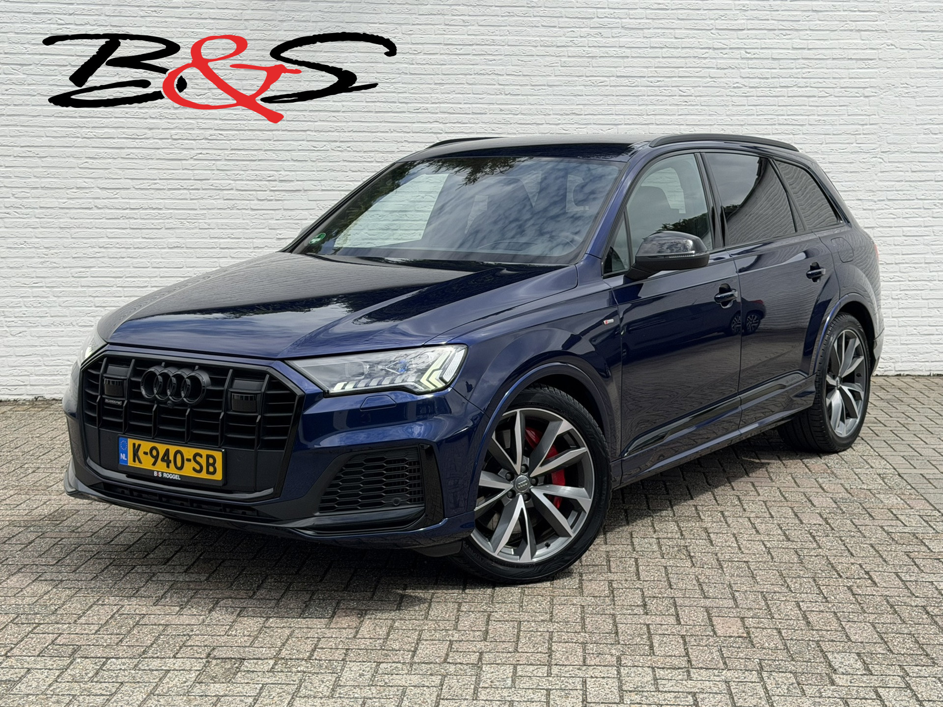 Audi Q7 60 TFSI E 60 TFSI e Quattro 335Kw Plug-in Full S-line Luchtvering Led Leder Camera Pdc Bose Adapt-Cruise Memory Seats 2020 - voorkant