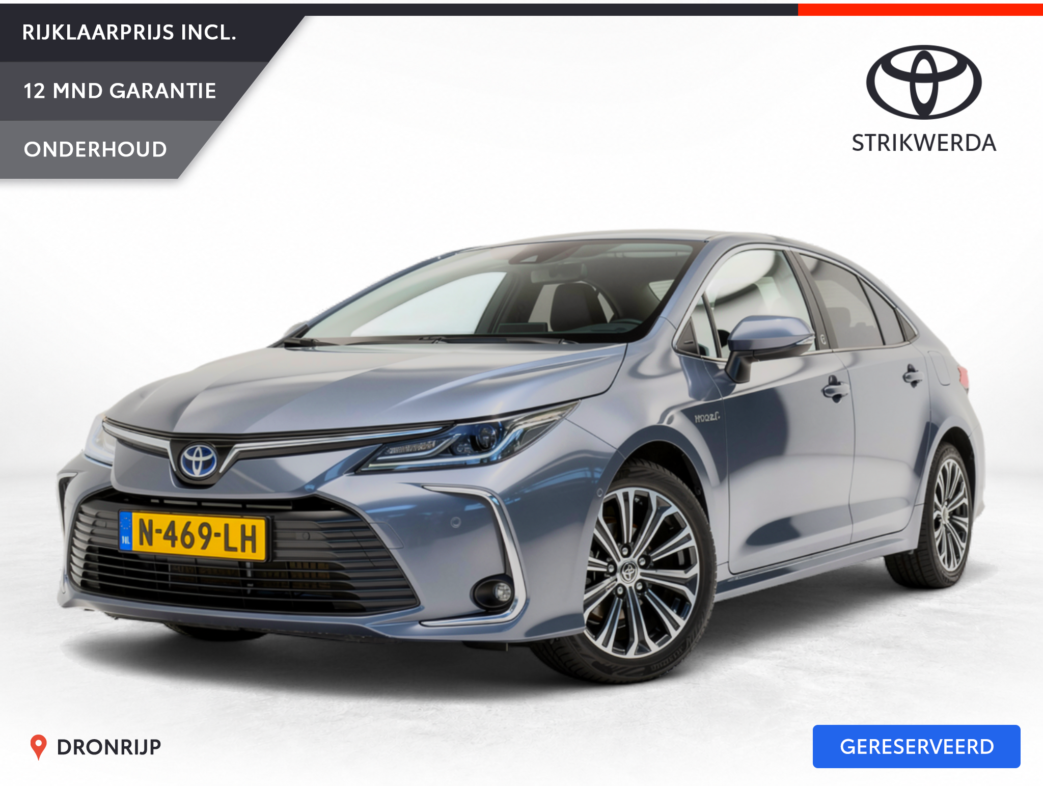 Toyota Toyota Corolla 1.8 Hybrid Business Plus 2021 - voorkant