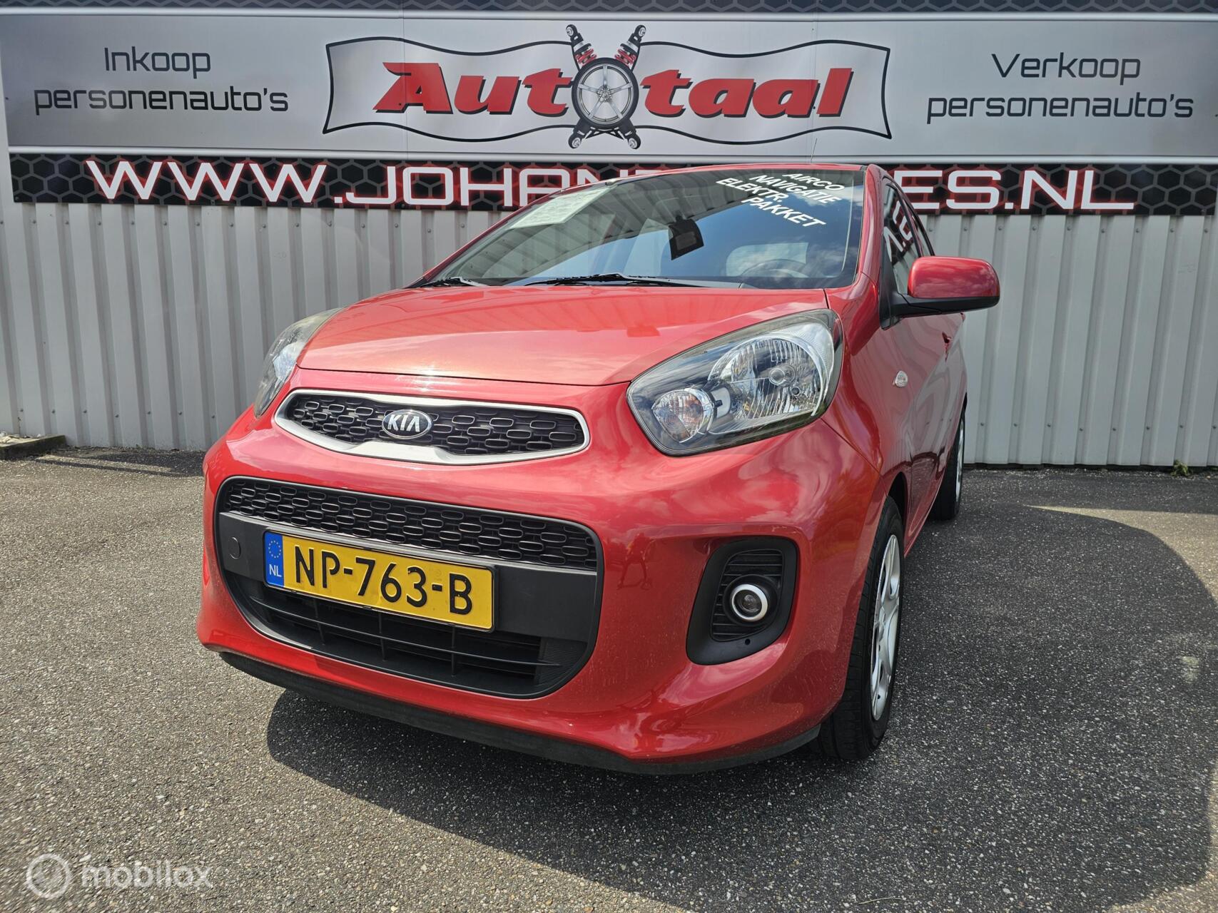 Kia Picanto 1.0 CVVT EconomyPlusLine I Camera I Navi I Elektr.-pakket I NAP! 2017 - voorkant