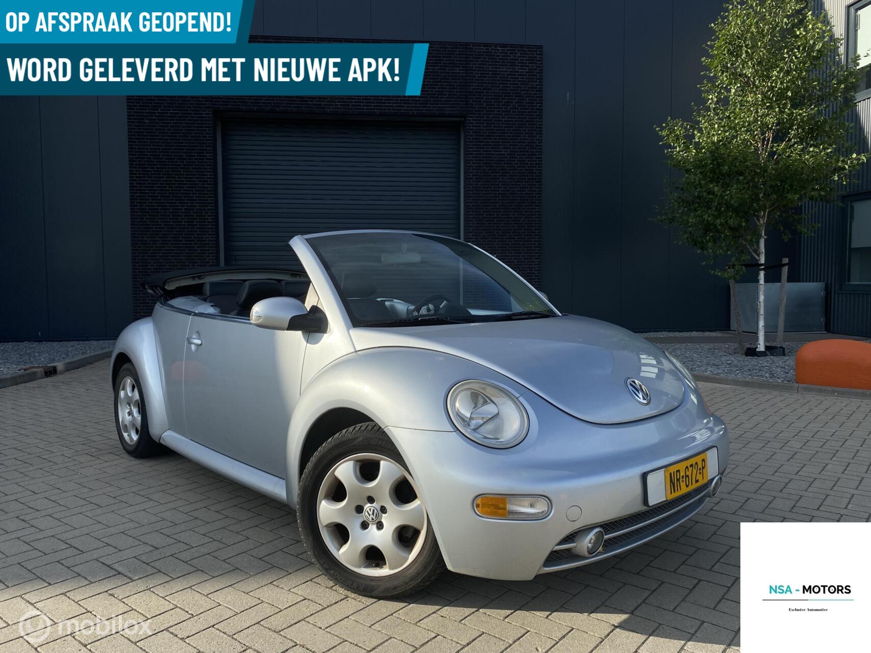 Volkswagen New Beetle Cabriolet 2.0 Highline| STLVRM|AIRC|CR 2003 - voorkant