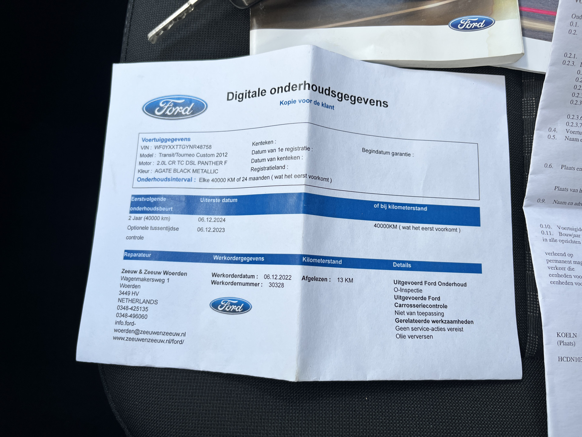 Foto van Ford Transit Custom