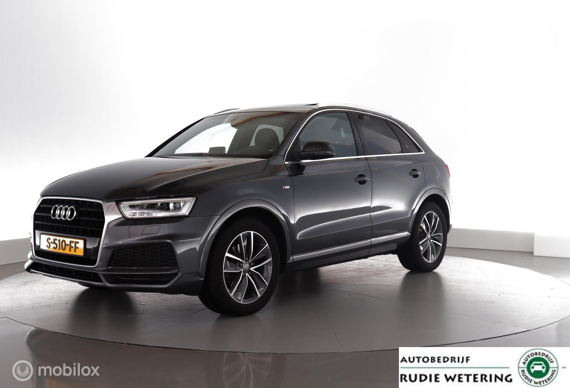 Audi Q3 1.4 TFSI CoD Sport S Line Edition trekhaak|pano|led|leer|stoelverw.nav|lmv18 2017 - voorkant