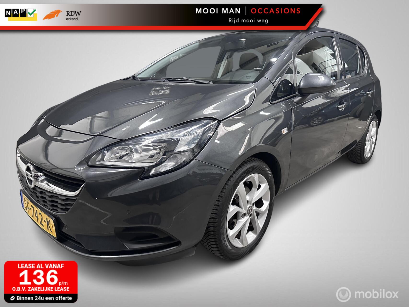 Opel Corsa-e 1.4 Online Edition AUTOMAAT 2018 - voorkant