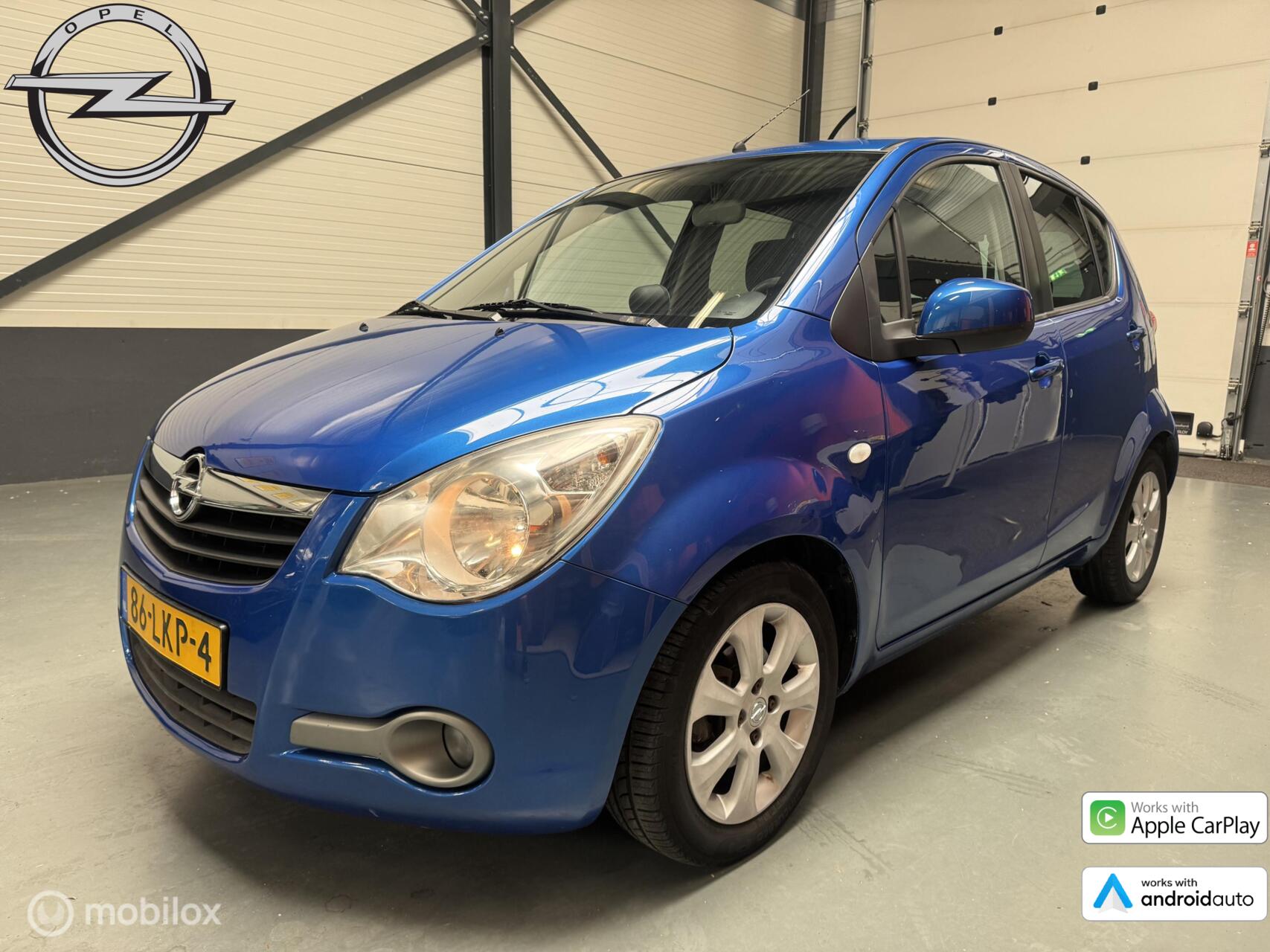 Opel Agila 1.2 Edition Automaat Airco|CarPlay-Android 2010 - voorkant