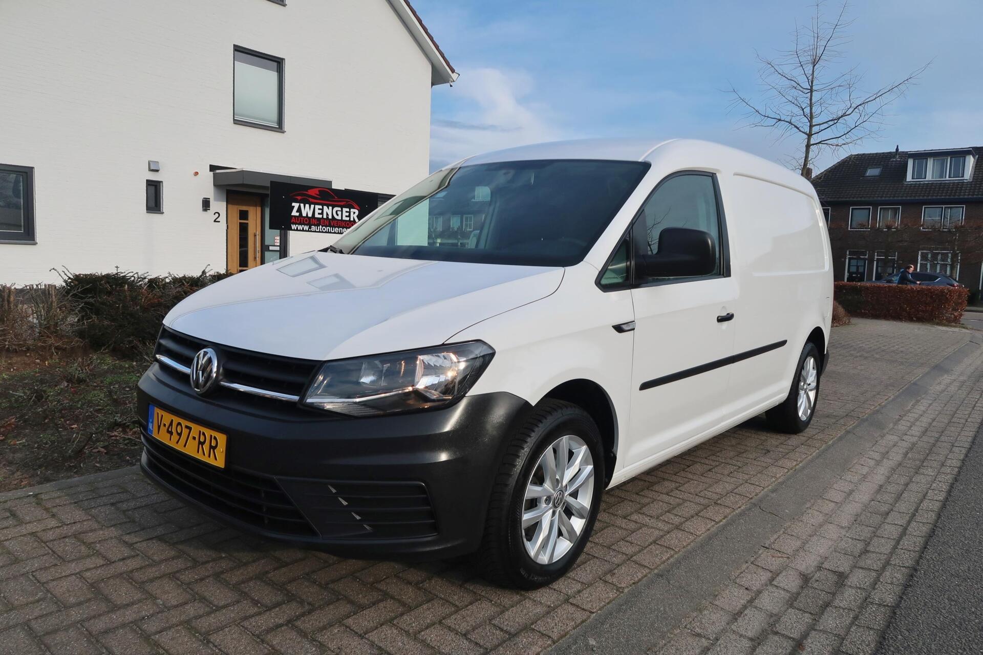 Volkswagen Caddy 2.0 TDI L2H1 Maxi NAVIGATIE|PDC|AIRCO|BLUETOOTH|SORTIMO-INRICHTING|1E EIGENAAR 2018 - voorkant