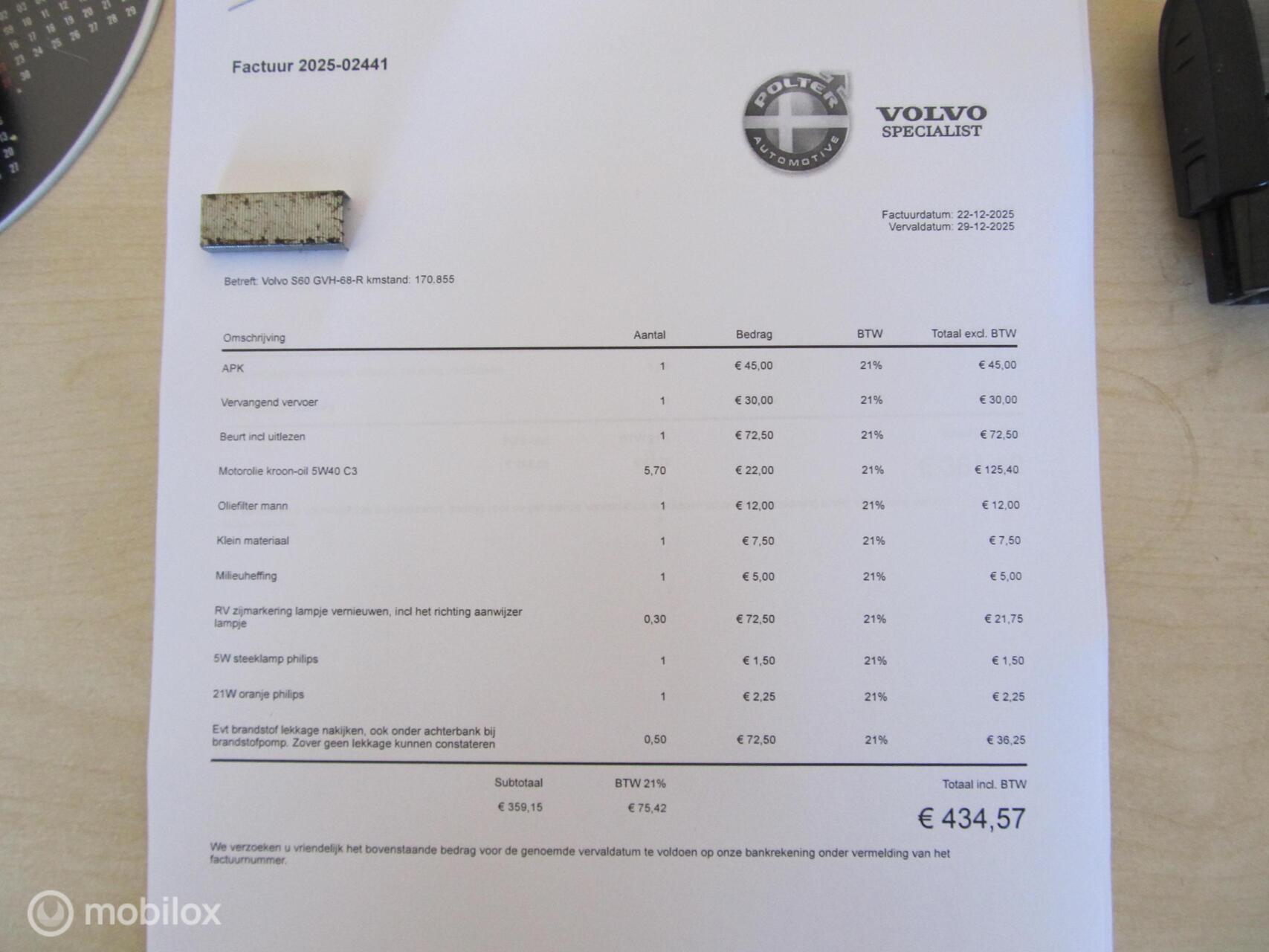 Foto van Volvo S60