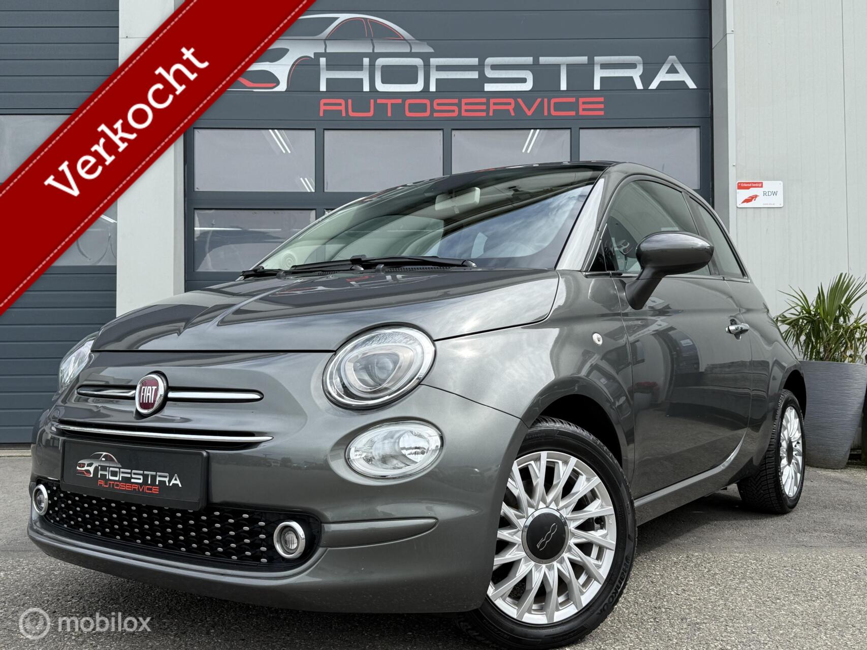 Fiat Fiat 500 1.2 Lounge Panoramadak Cruise 4-cilinder Leuk! 2018 - voorkant