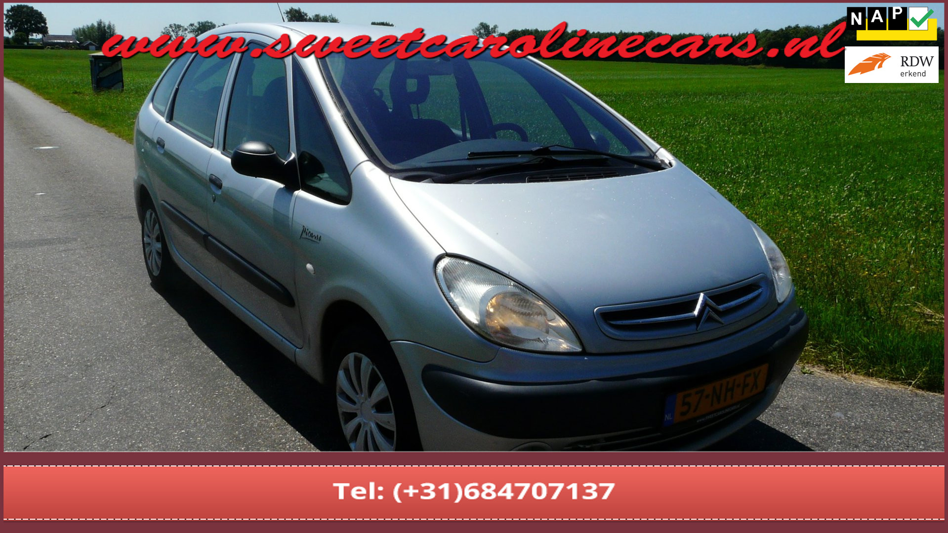Citroen Xsara Picasso 2.0i-16V Différence 2,Automaat!,Airco,Elec.pakket,cruise,Audio..VOL!!! 2003 - voorkant