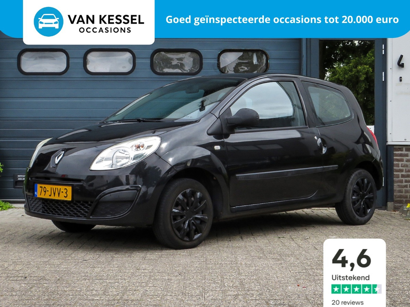 Renault Twingo 1.2 Authentique | Airco | Nap | Apk | Stuurbe. 2009 - voorkant