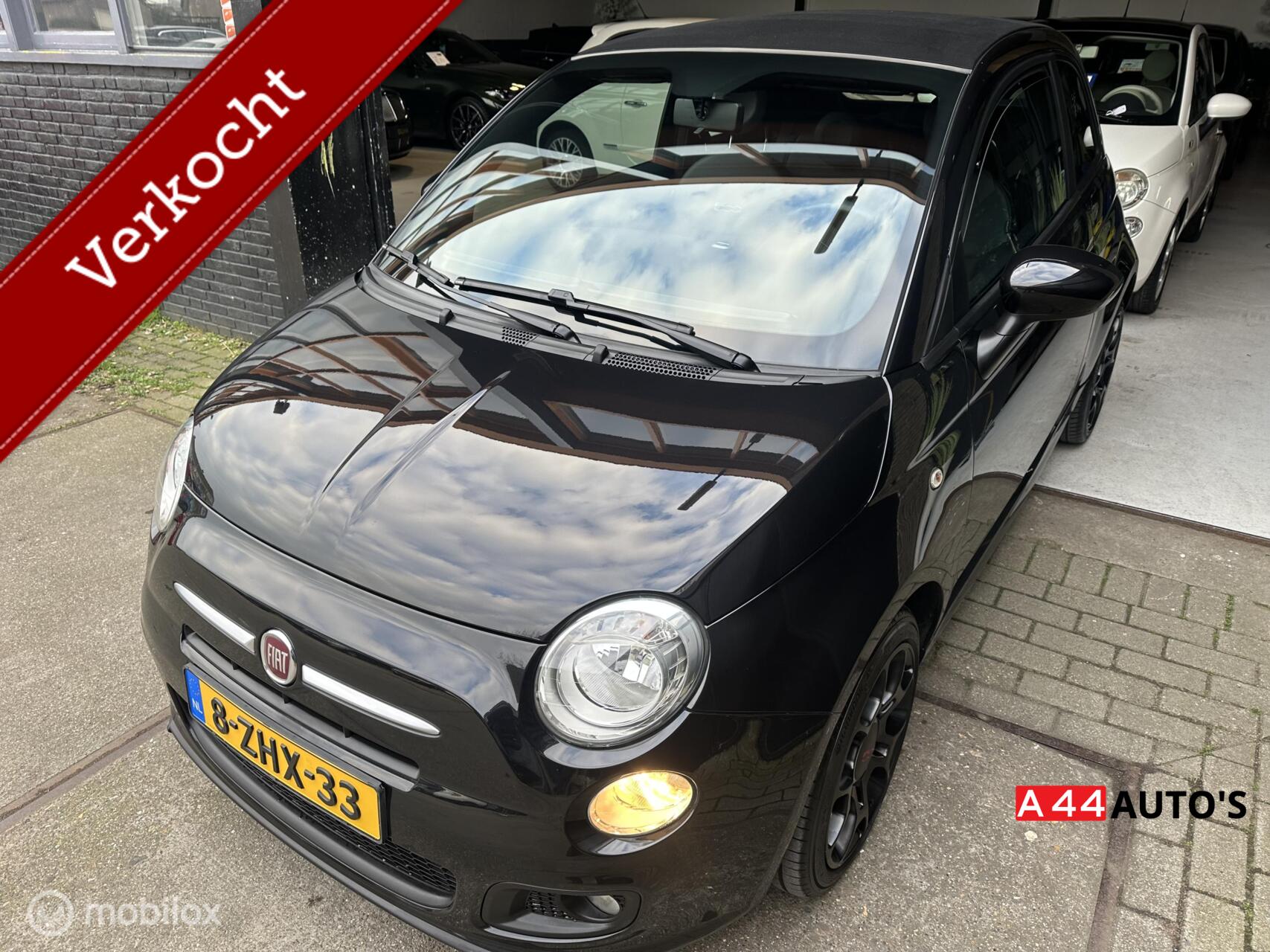 Fiat 500 0.9 TwinAir Turbo 500S CABRIO*NL AUTO NAP✅*VOL !!!* 2015 - voorkant