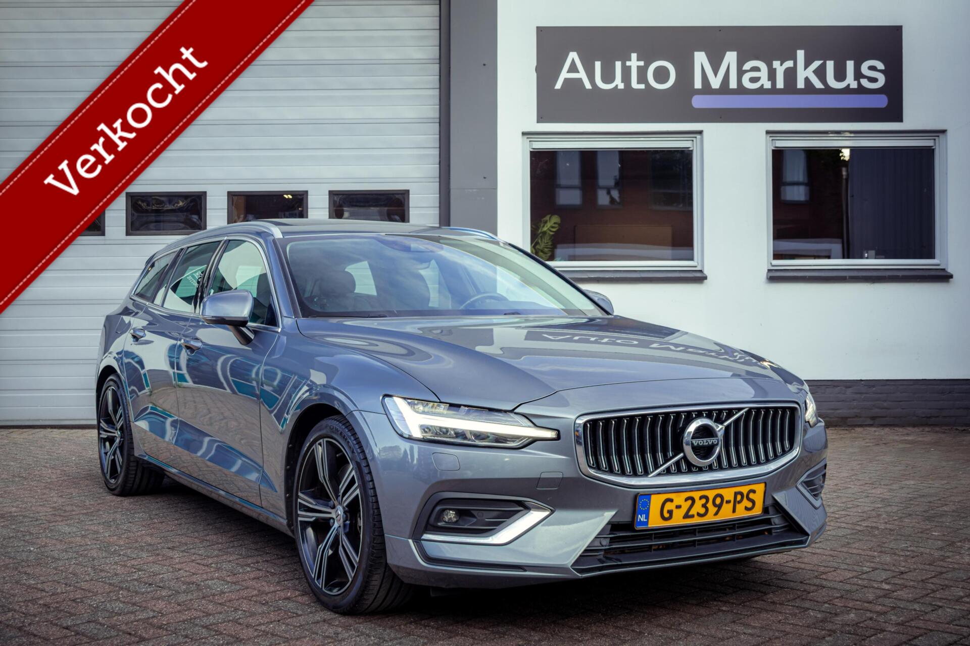 Volvo V60 2.0 T5 Inscription|Pano|Memory|Trekhaak|HUD|LED 2019 - voorkant