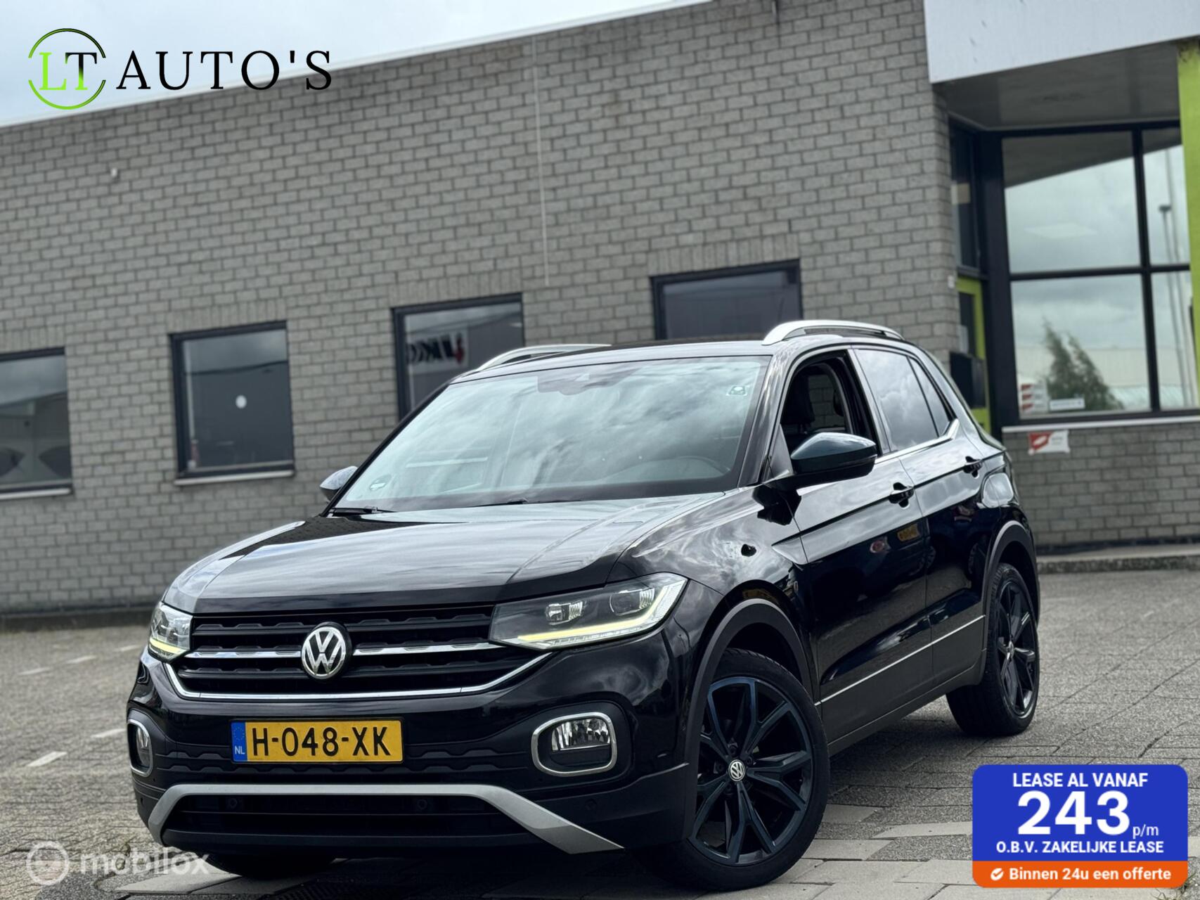 Volkswagen T-cross 1.0 TSI Style|Virtual Carplay ½ Leer LED 2020 - voorkant