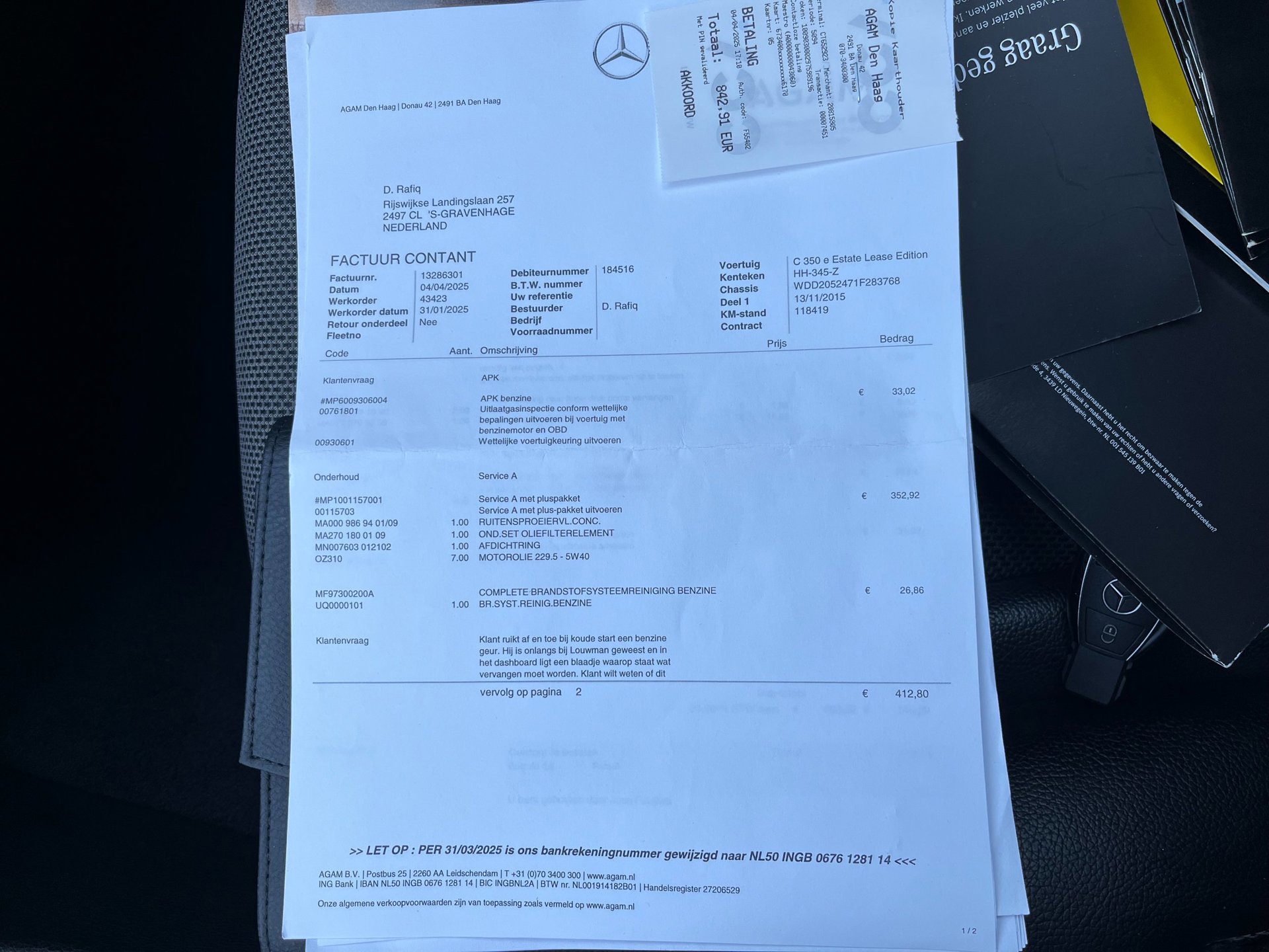 Foto van Mercedes-Benz C 350 E