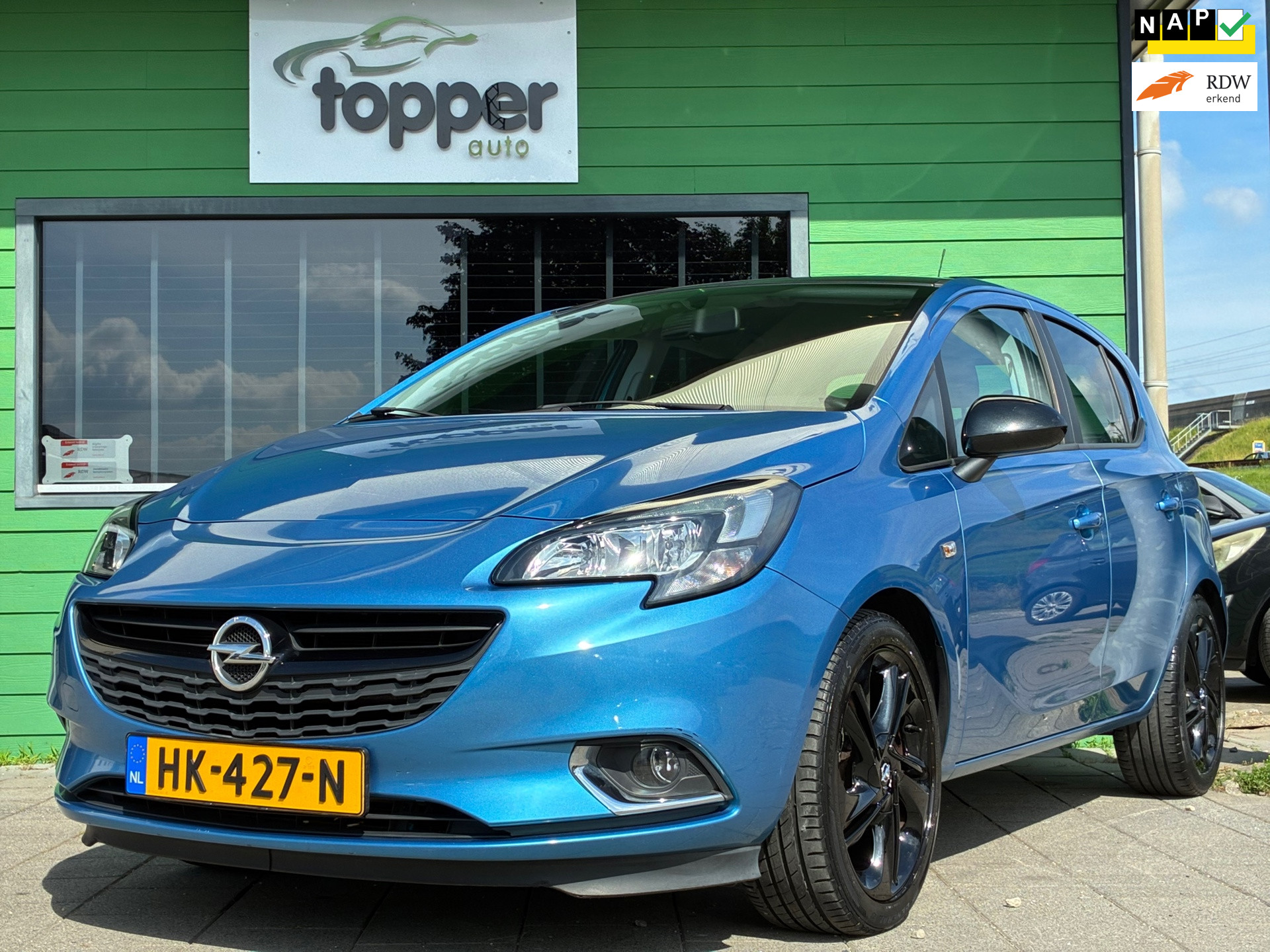 Opel Corsa-e 1.0 Turbo Color Edition|Airco|CruiseControl|Trekhaak 2015 - voorkant