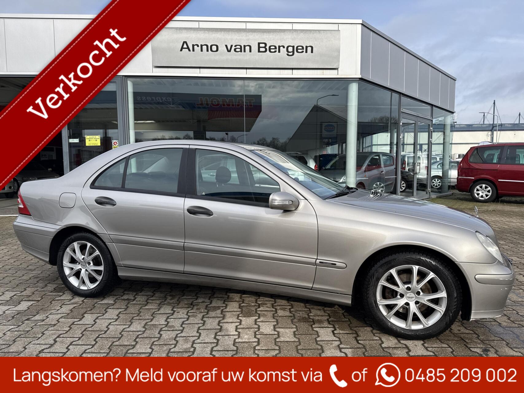 Mercedes-Benz C 180 Kompressor 180 K. Classic, climatronic, cruisecontrol, trekhaak, nette auto ! 2005 - voorkant