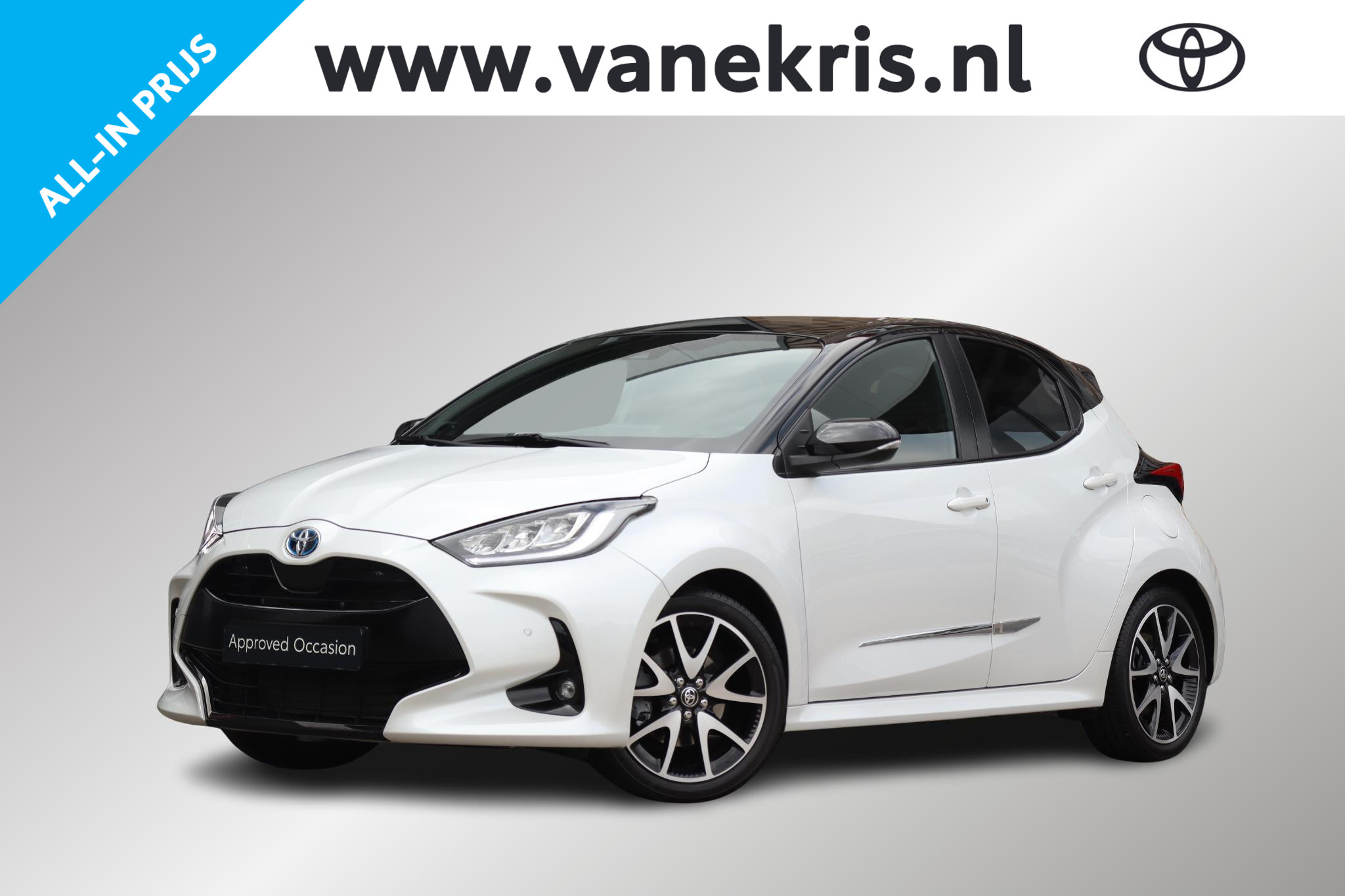 Toyota Toyota Yaris 1.5 Hybrid Executive, Premium Pack, Panoramadak 2022 - voorkant