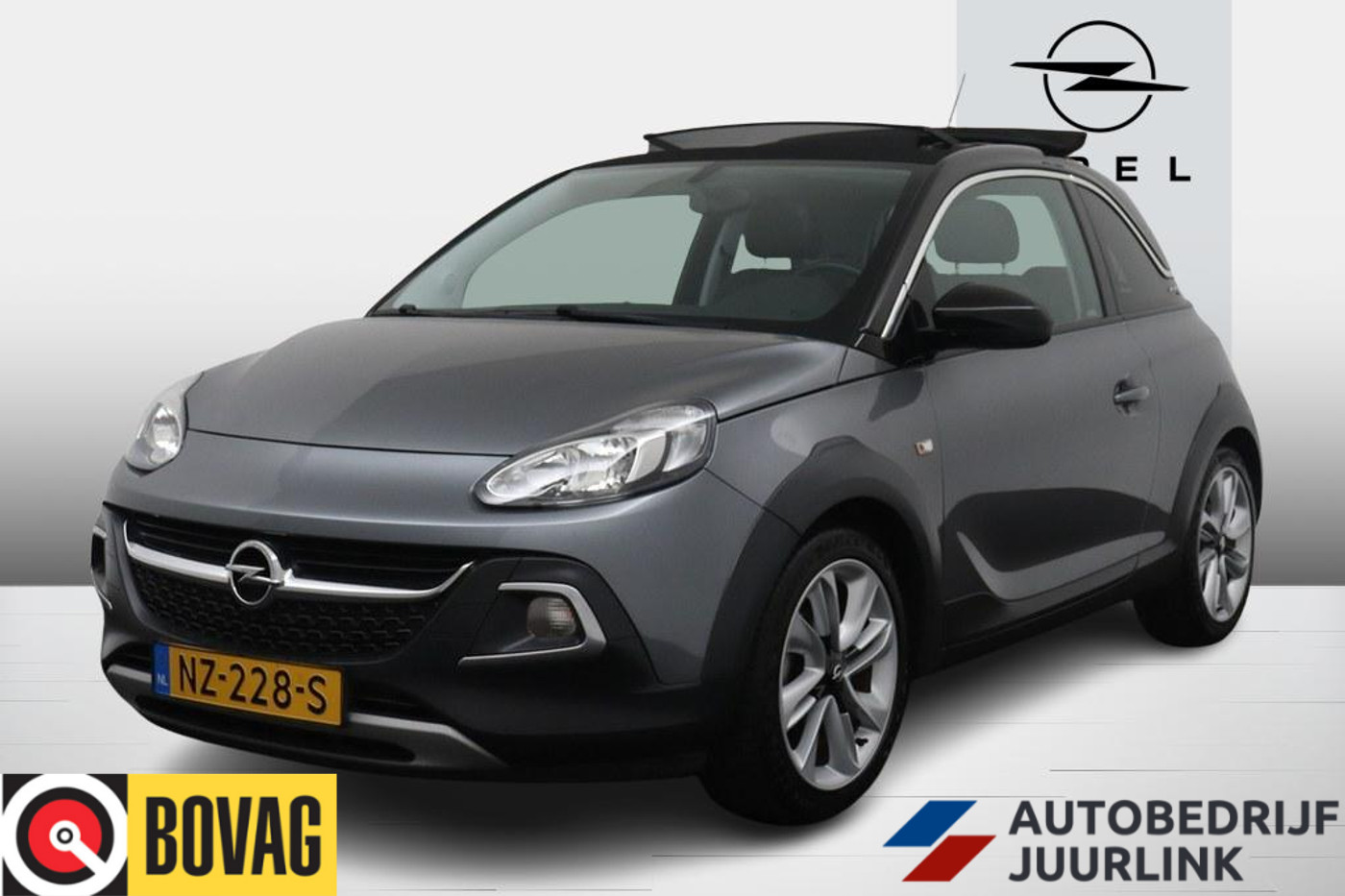 Opel Adam 1.0 Turbo Rocks Cruise/Climat/Elec. vouwdak 2017 - voorkant