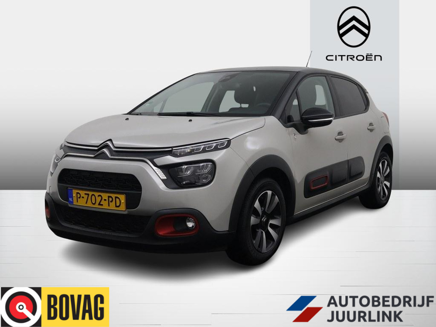 Citroen C3 1.2 PureTech C-Series  Ecc/CarPlay/Lmv/4S.Banden 2022 - voorkant