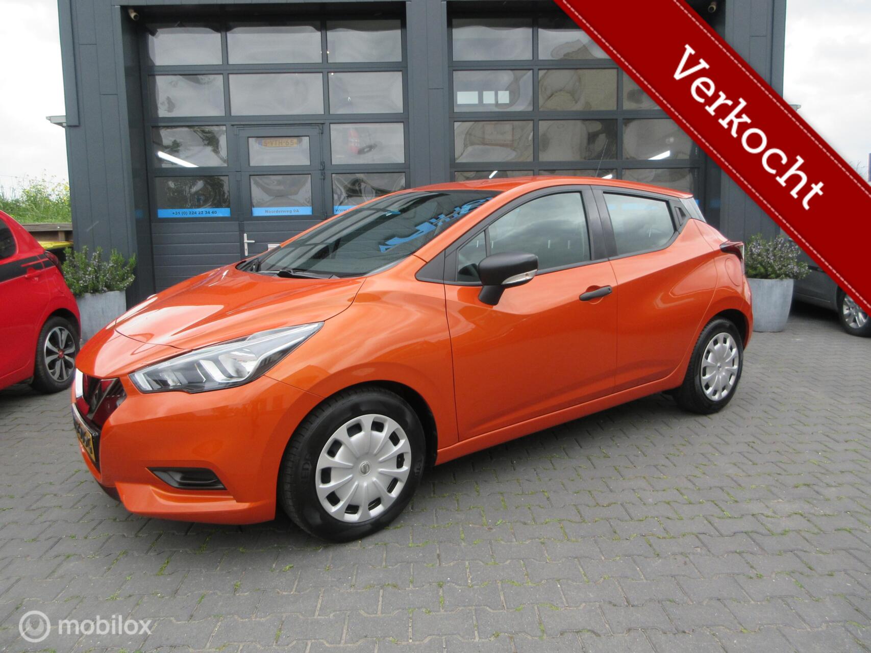 Nissan Nissan Micra 1.0L Visia+ 5drs 60dkm 1ste NL Eig Airco Cruise 2017 - voorkant