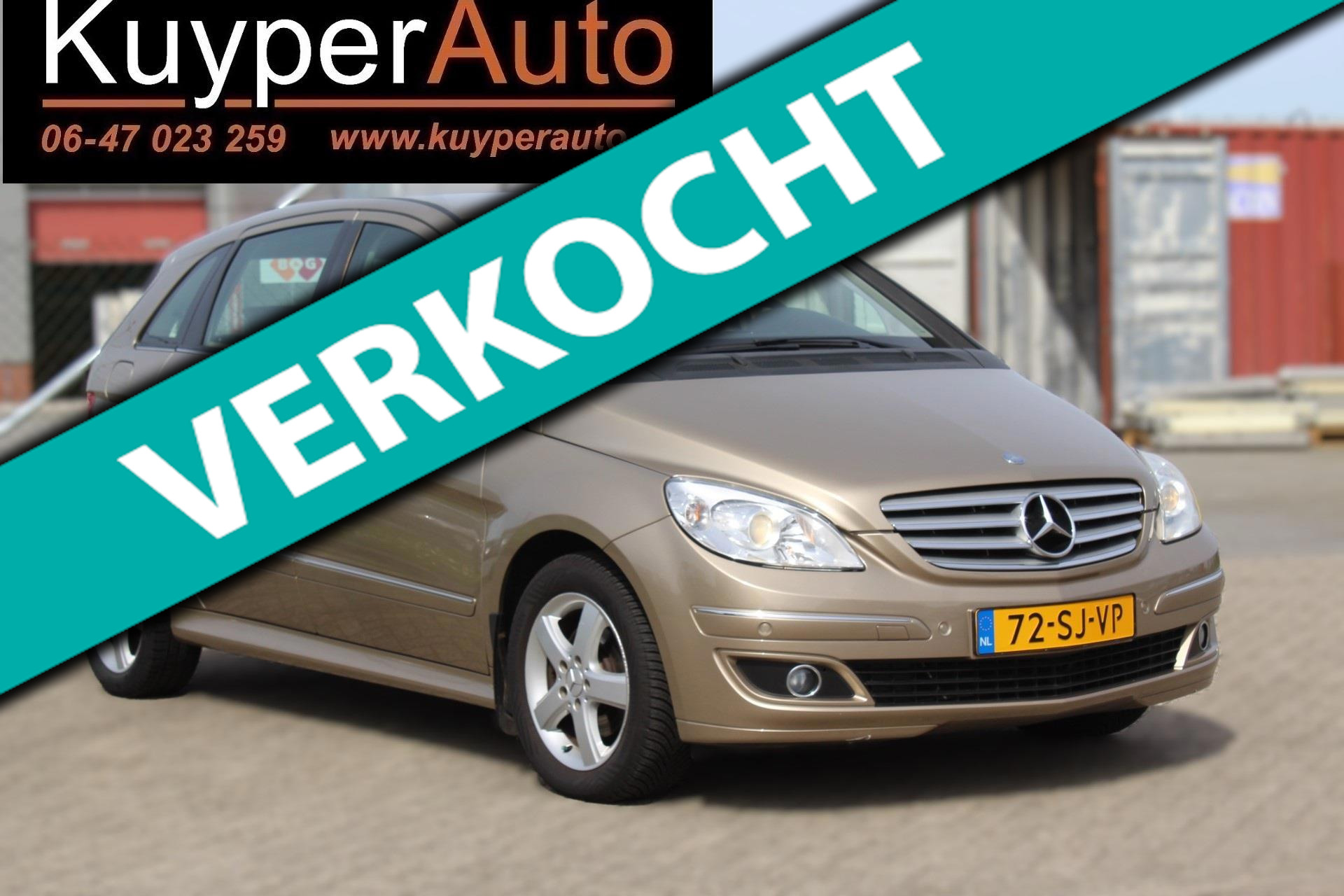 Mercedes-Benz B-klasse 200 nette automaat half leder airco parkeersensoren 2006 - voorkant