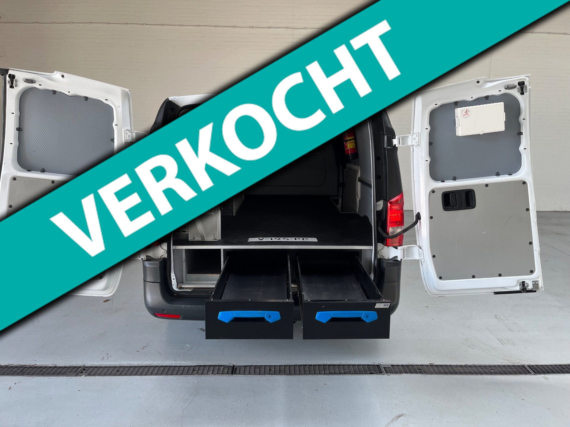 Mercedes-Benz Vito AUTOMAAT SERVICEWAGEN L2H1 116 CDI 160PK euro6, Airco, Sortimo Kasten Omvormer Trekhaak RIJKLAARPRIJS! 2018 - voorkant