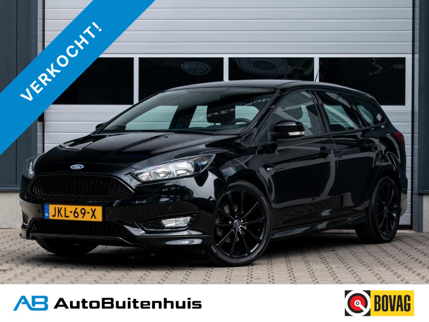 Ford Focus 1.0 ST-Line|NW. DISTR. RIEM|STOEL-STUUR VERWARMD|KEYLESS|CLIMATE|PDC 2017 - voorkant