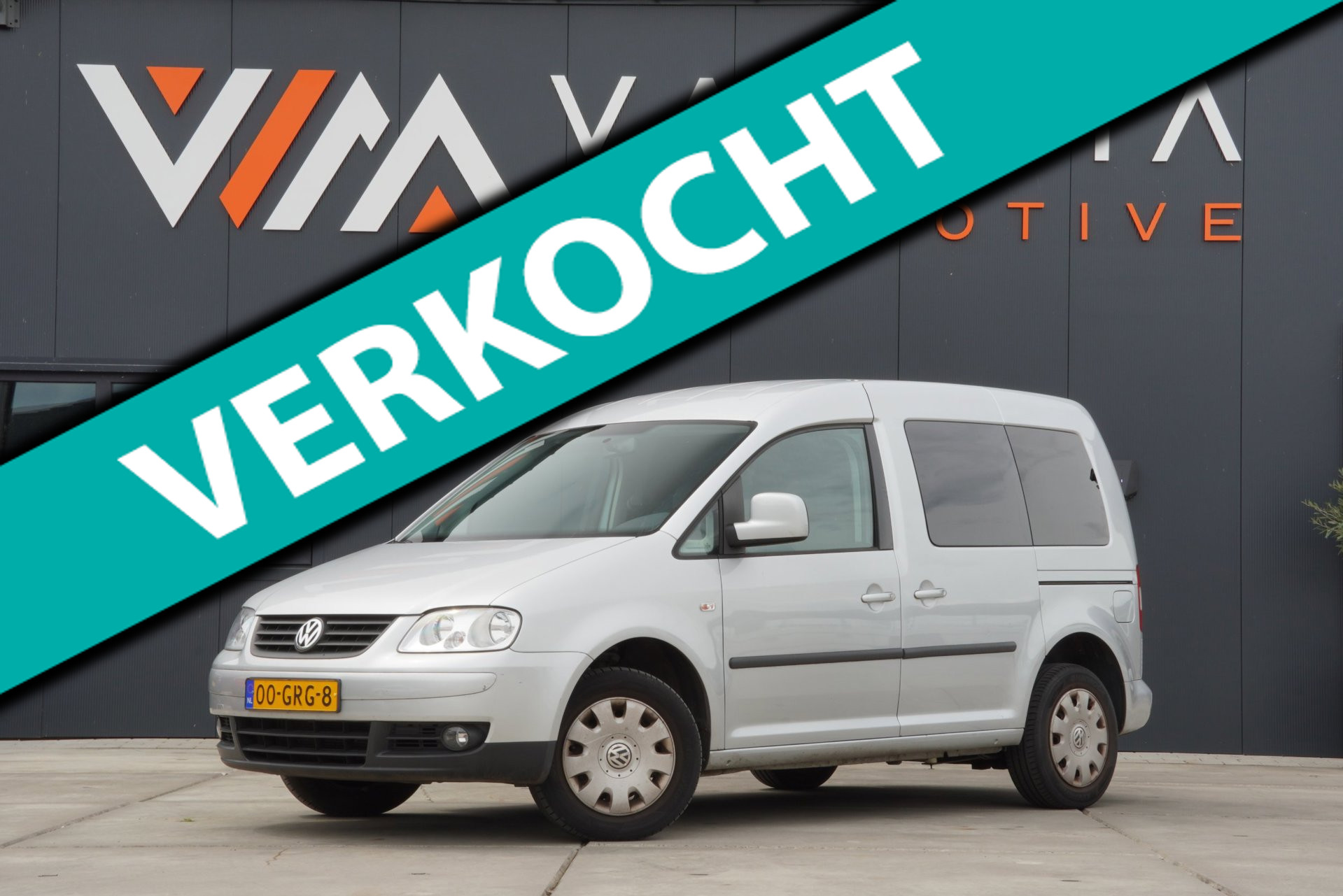 Volkswagen Caddy Life 1.6 Optive Comfort 5p. BENZINE 2008 MPV Airco 2 Schuifdeuren Cruise control 5 persoons 2008 - voorkant