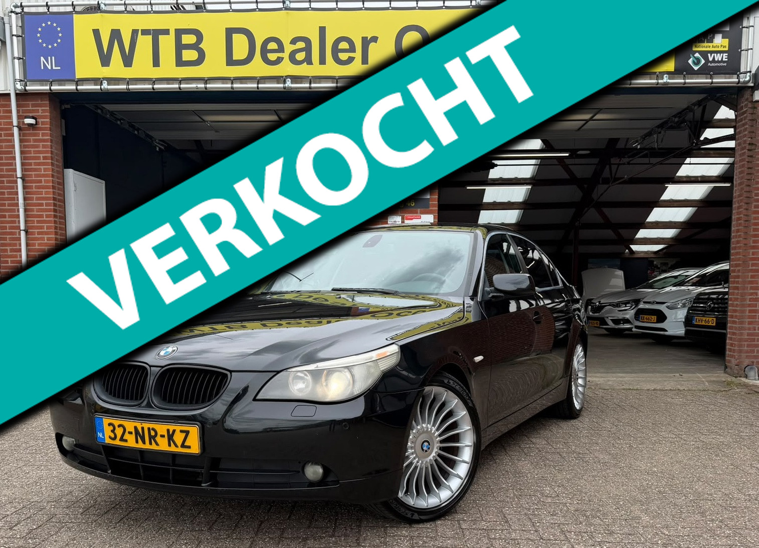 BMW 5er Reihe 520i Executive, in super staat, Dealer onderh. 2004 - voorkant