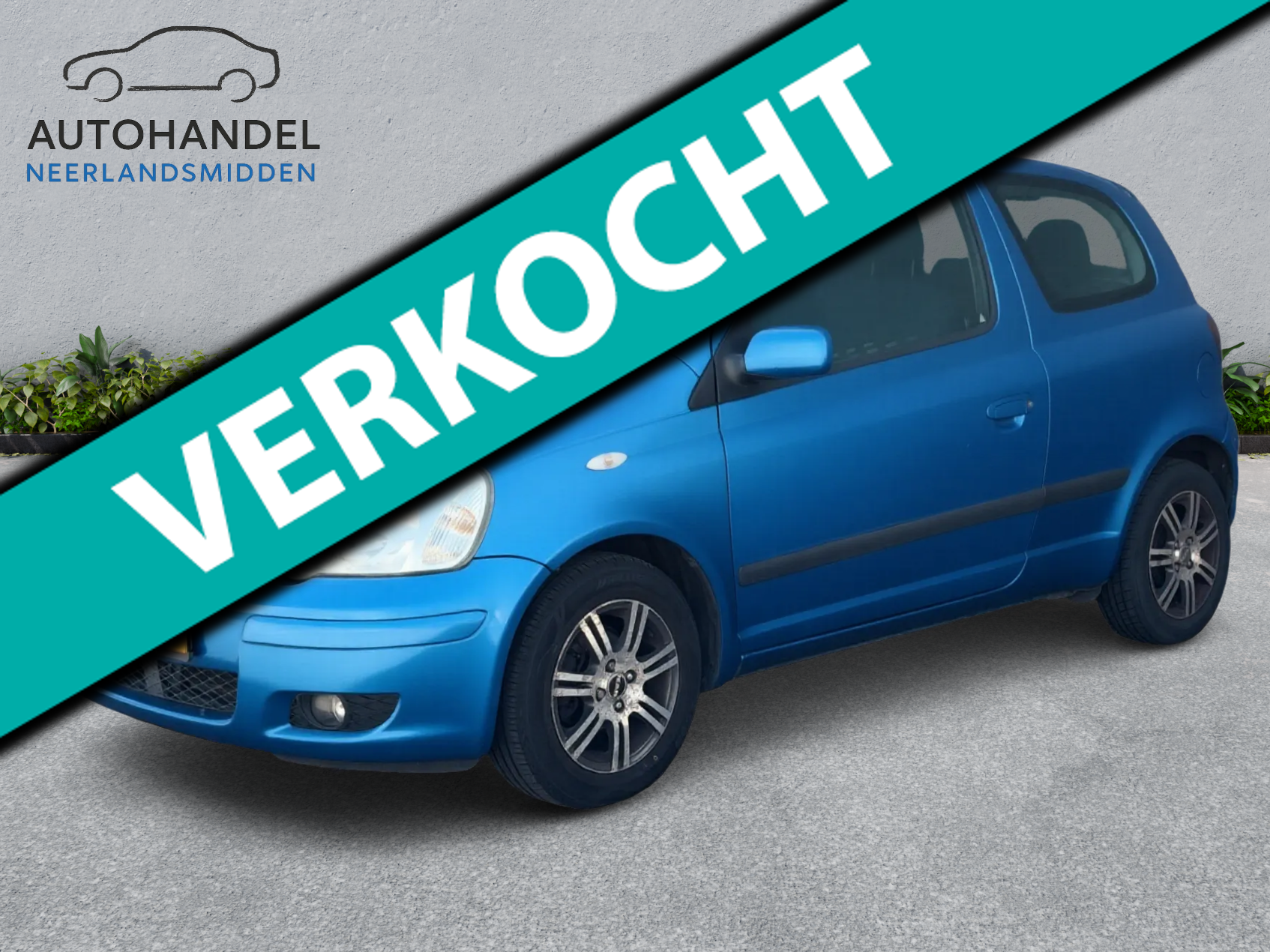 Toyota Yaris 1.3 VVT-i Sol AIRCO automaat elektrische ramen 2003 - voorkant